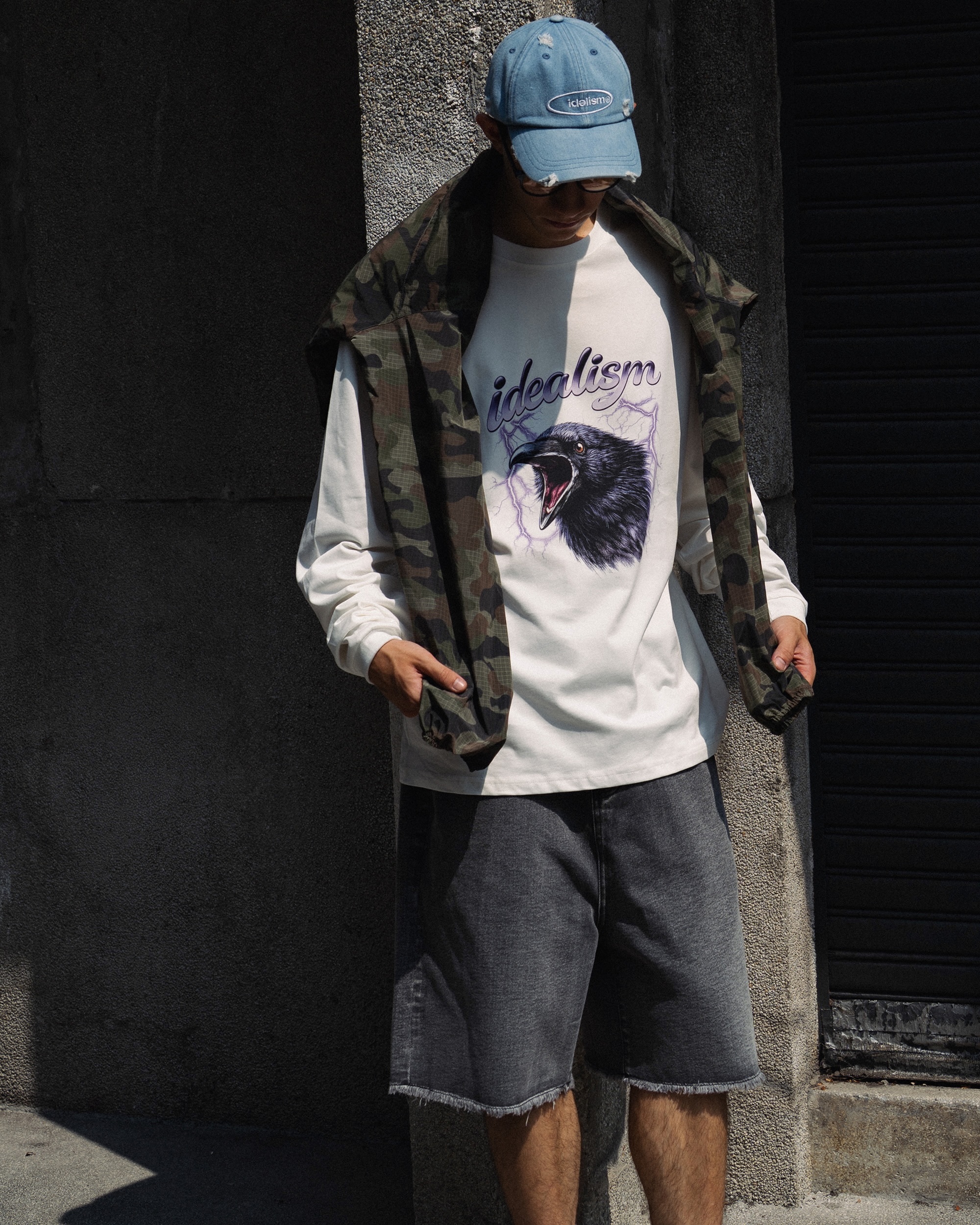 【車庫服飾】IDEALISM Crow L-Tee