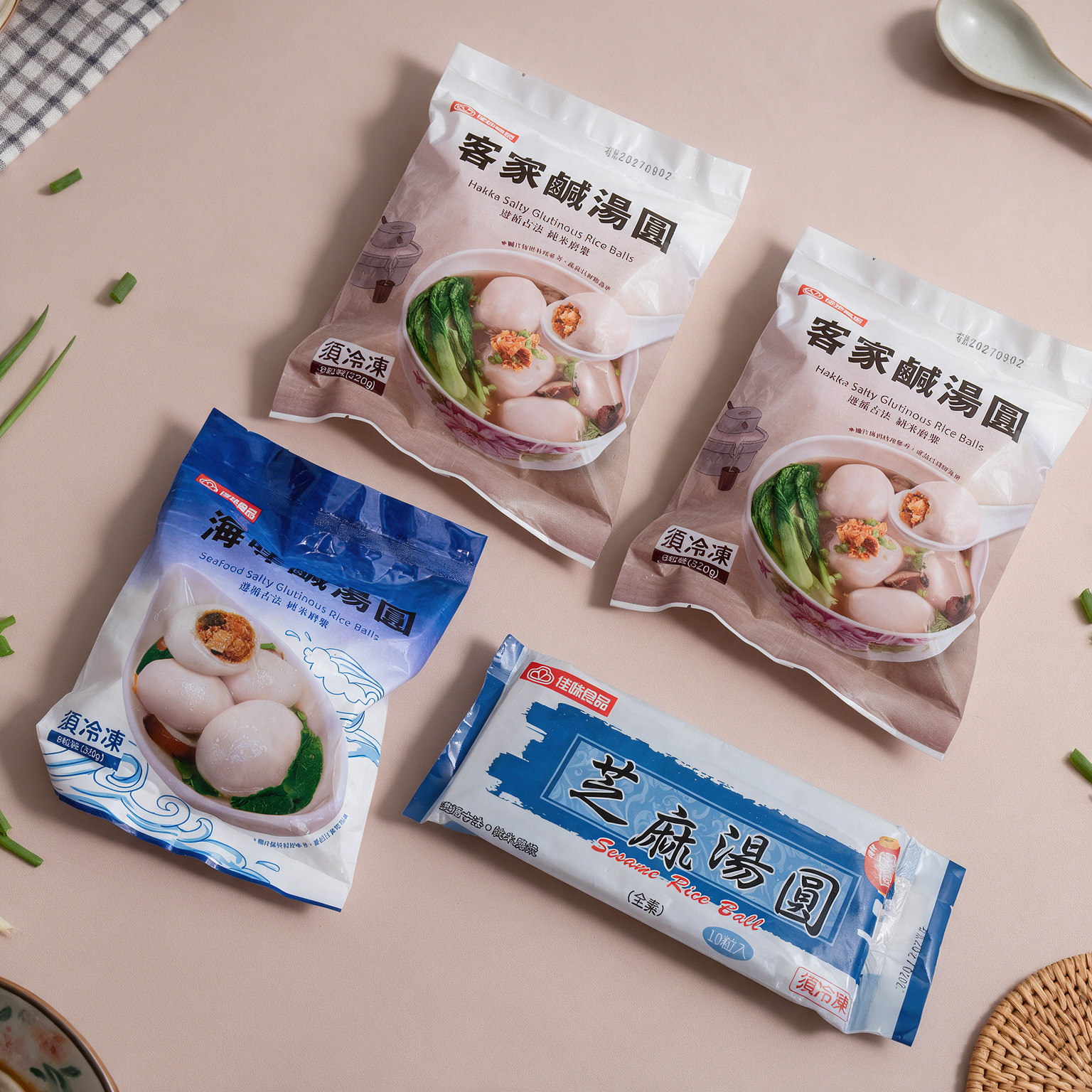 圓滿賜福湯圓組合包(4包組)
