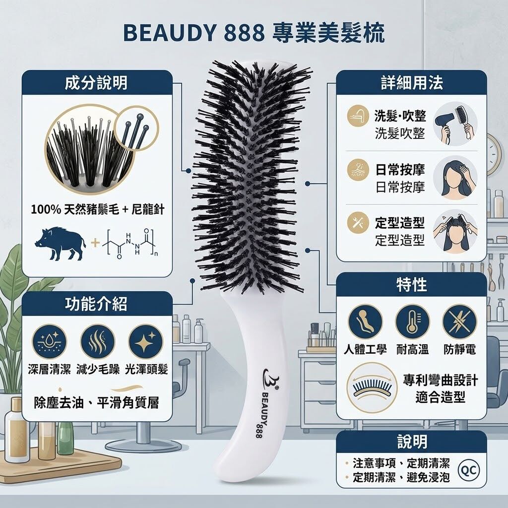 BEAUDY晚妝彎梳888