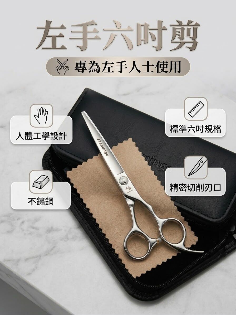火烈烏左手六吋剪