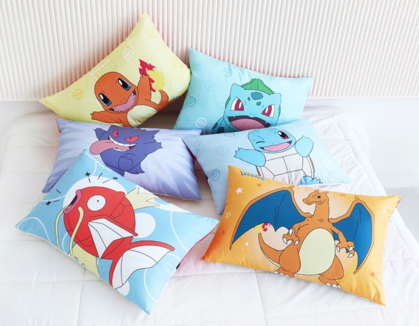 【OWN】Pokemon 寶可夢 枕頭套 韓國限定 韓國製造 Made In Korea 枕頭芯 造型 12款 寶貝球 防塵蟎機能布料