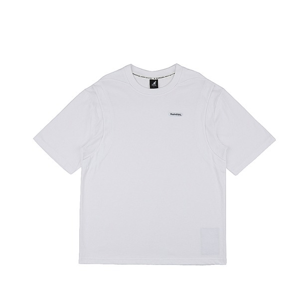 【KANGOL】中性落肩假兩件上衣｜落肩剪裁．層次假兩件｜3色-64251003