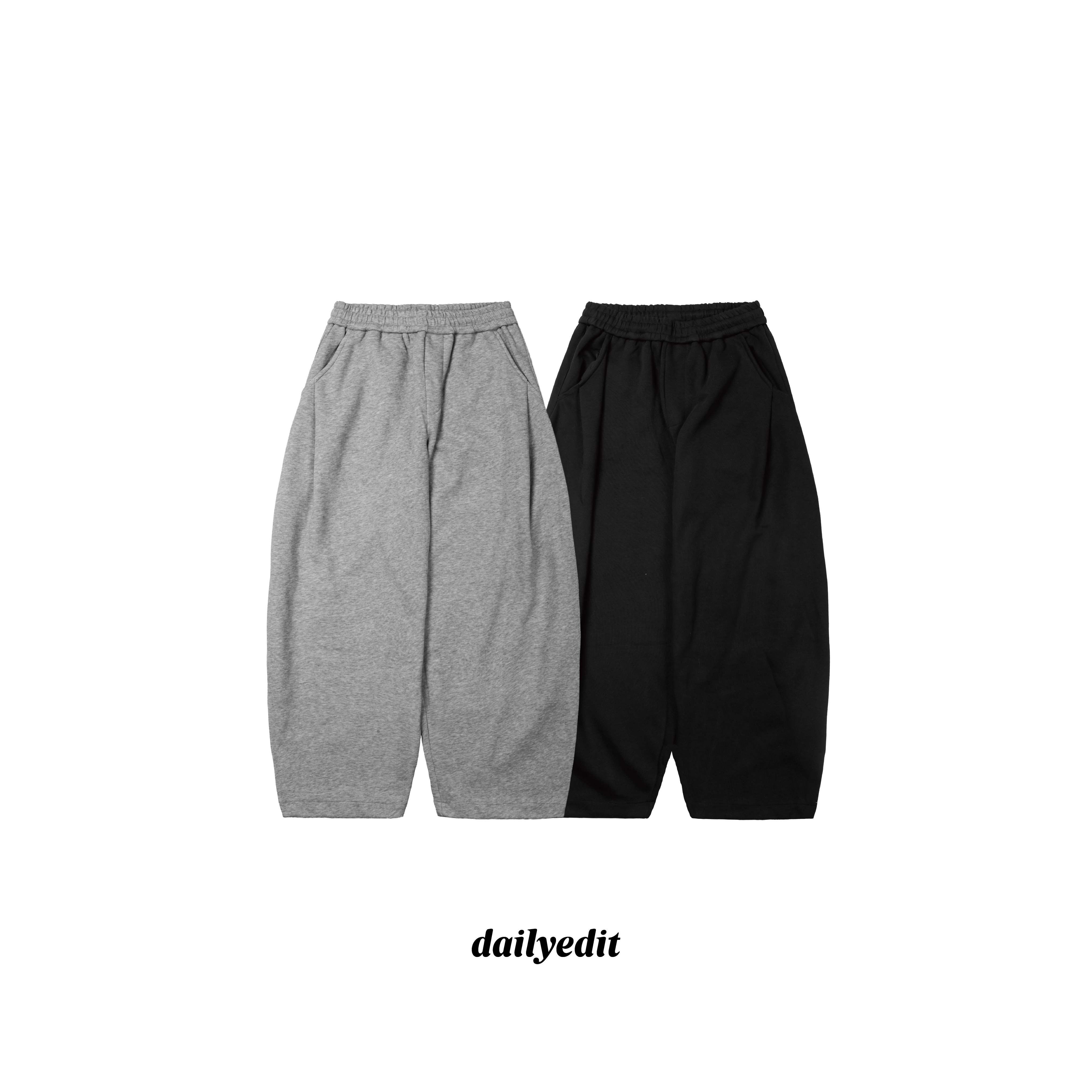 前後打摺立體棉褲 Pleated Sweat Pants LL-026
