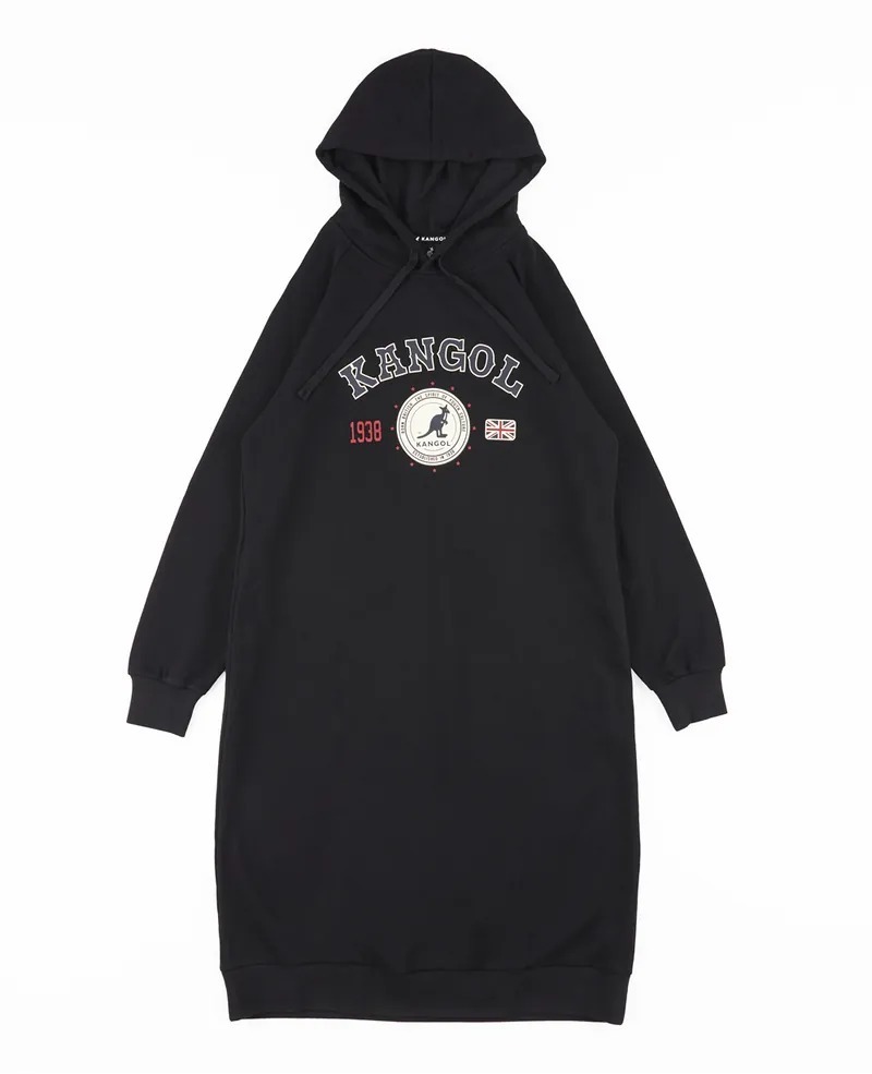 【KANGOL】女款拉克蘭洋裝｜拉克蘭剪裁．舒適混紡｜2色-6352158211