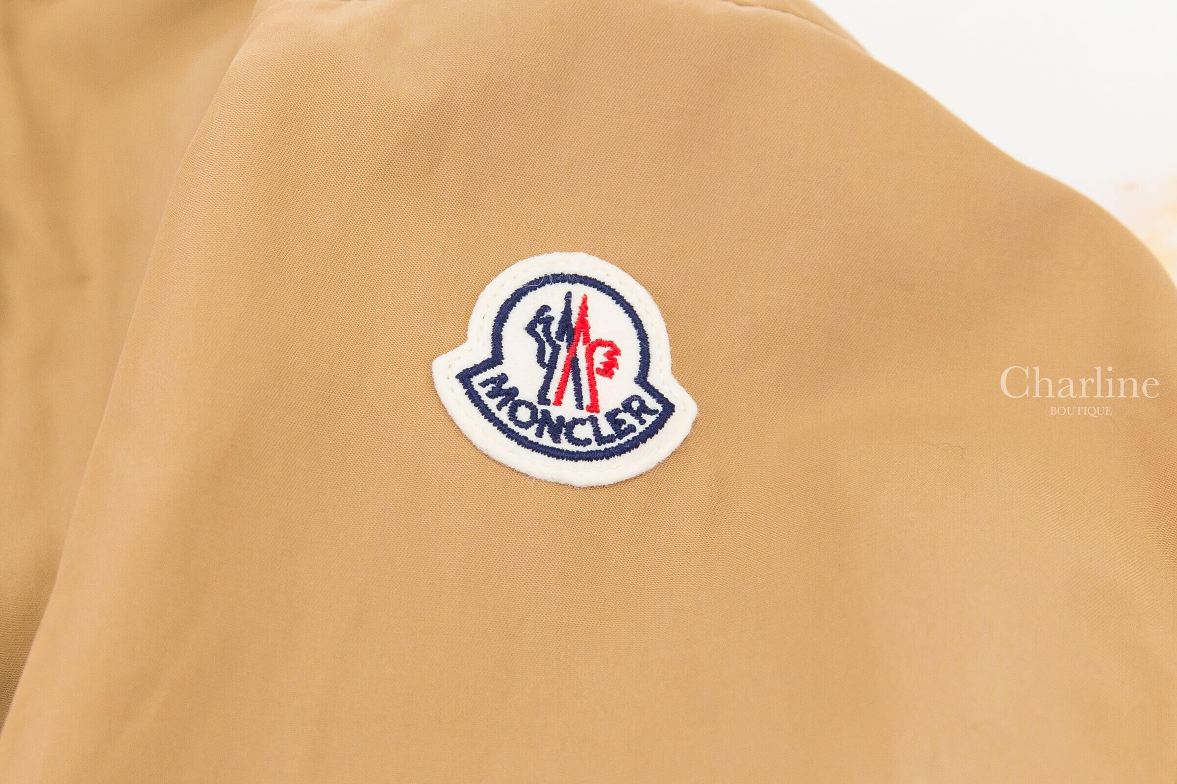 Moncler Chocard 3-in-1 Short Down Jacket 淺褐色三合一羽絨無袖背心防潑水長袖連帽外套兩件組