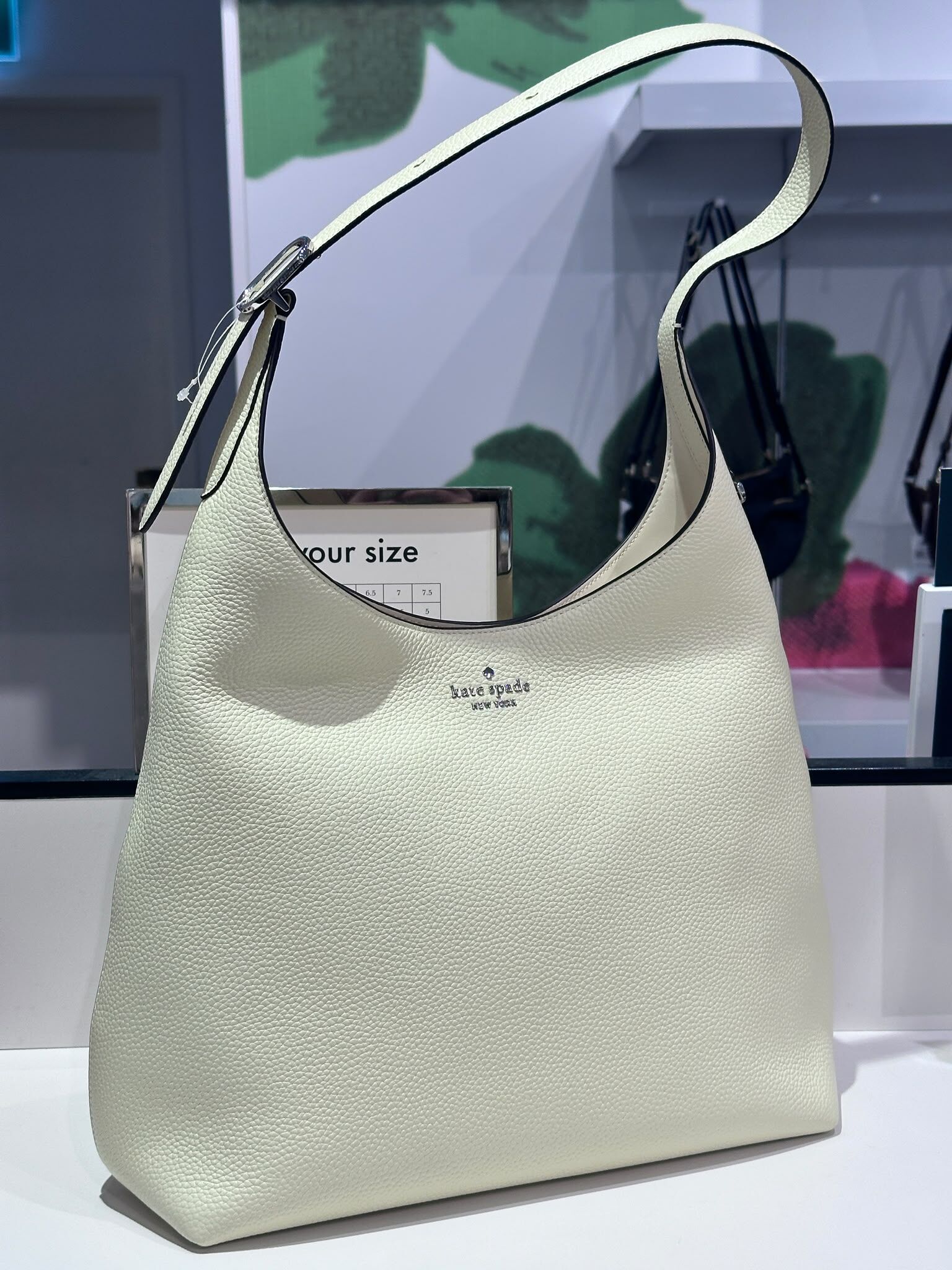 WV03 KS 淡黃色大單肩包  454 Large Shoulder Bag