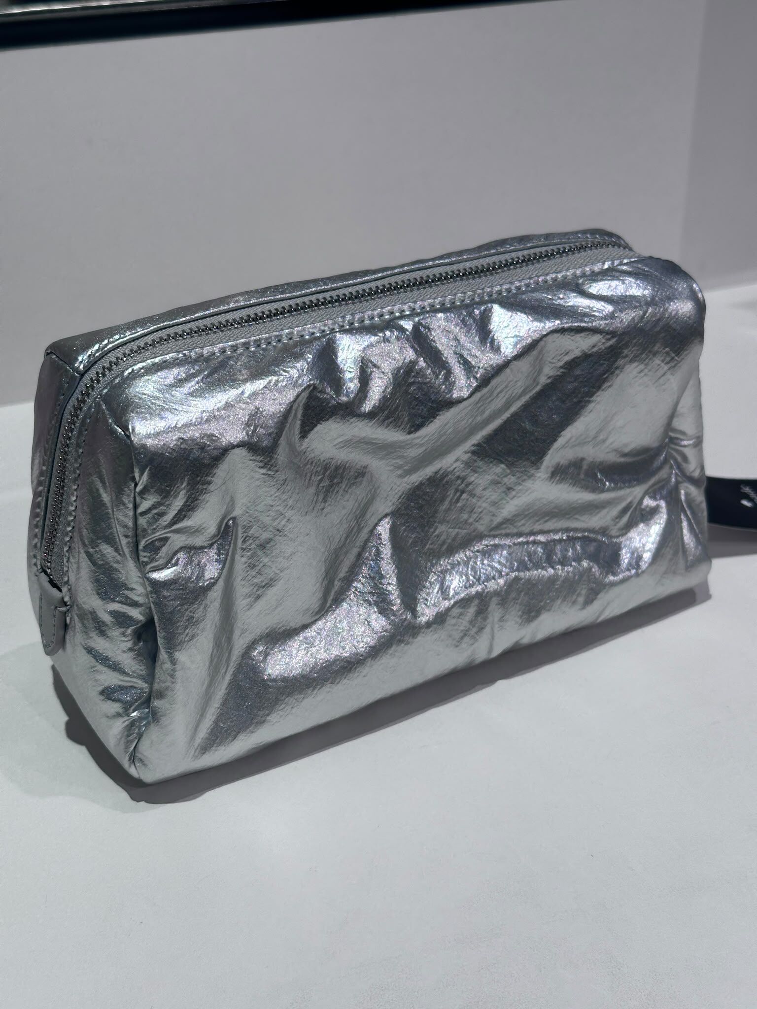 WV14 KS 銀色化妝袋  Carter Metallic Cosmetic Pouch
