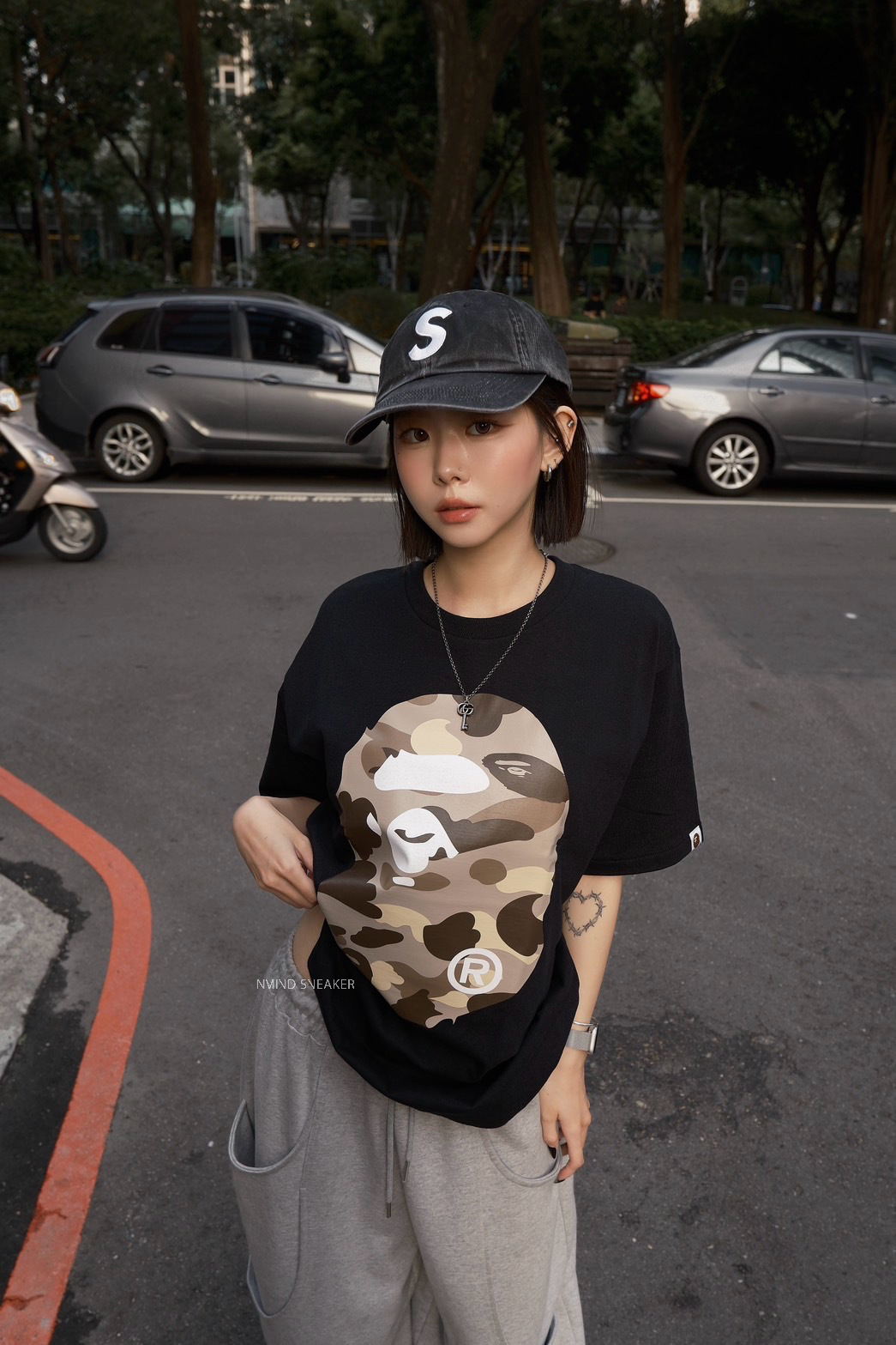 <快速出貨> BAPE Color Camo Big Ape Head Tee