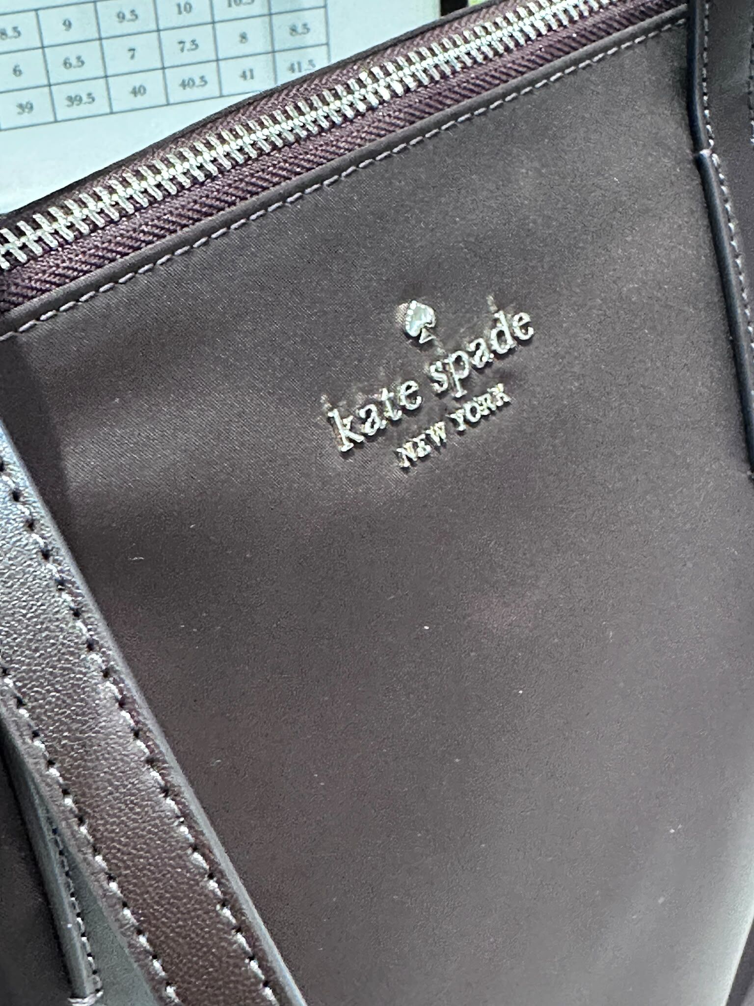 WV20 KS 啡色尼龍拉鏈單肩包  Kitt Ksnyl Tote Bag