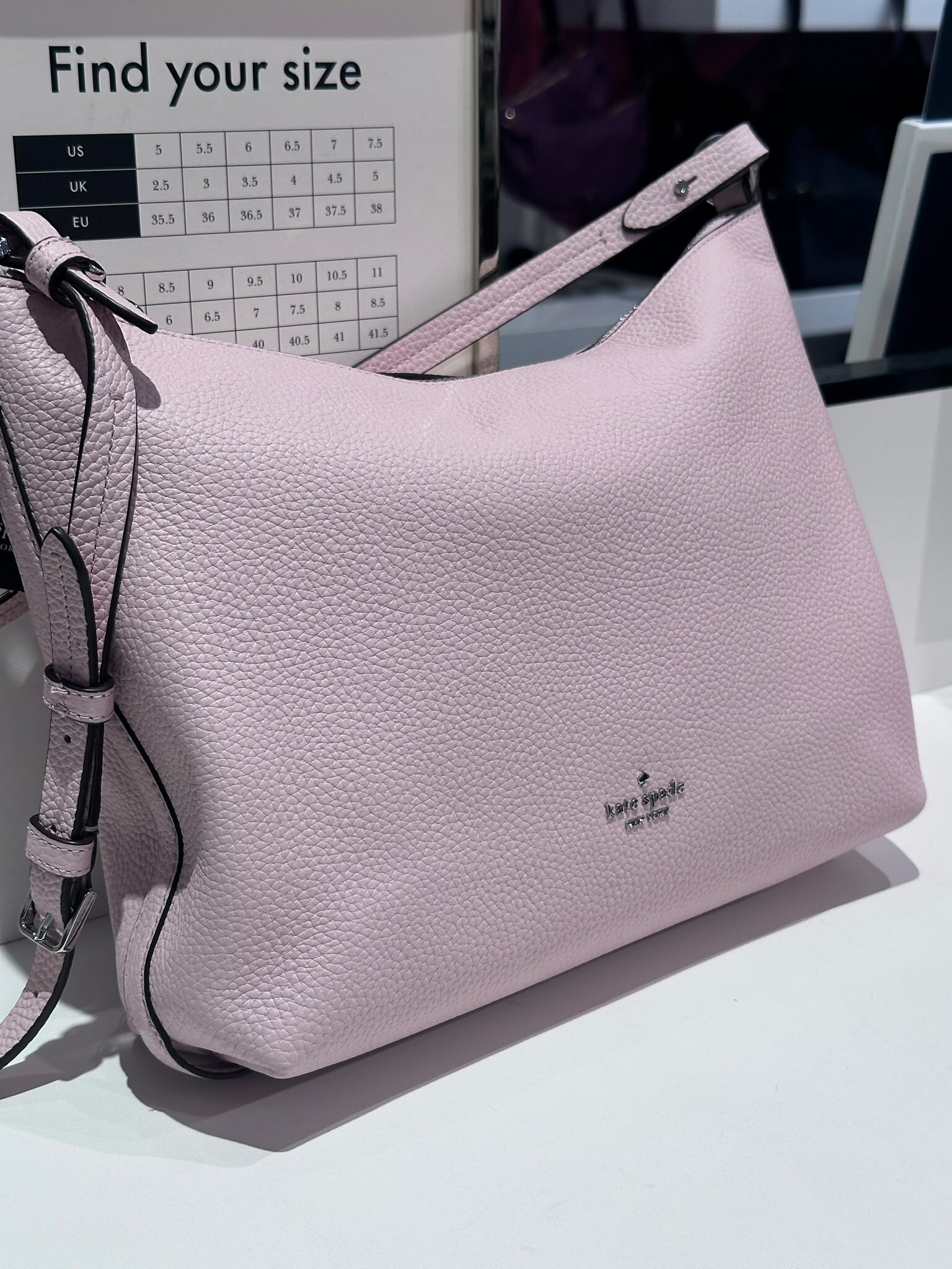 WV26 KS 粉紅色大斜背包  Lenox Large Crossbody Bag