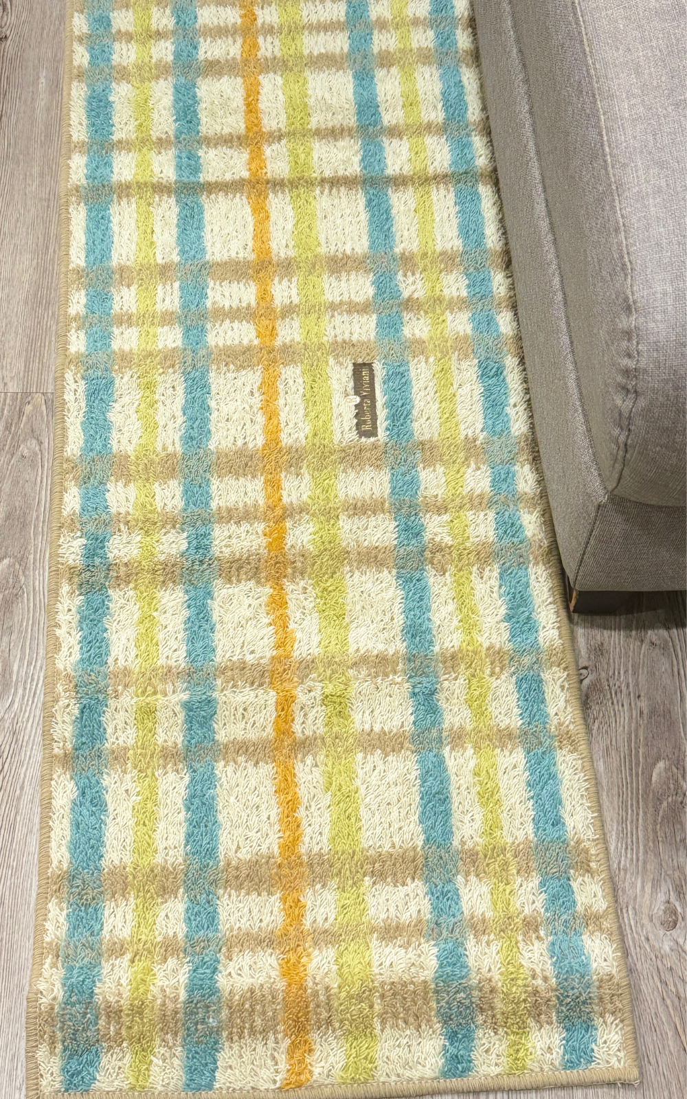 《尾崎》Roberta Viviani系列 日本製抗菌防臭撞色地墊(45×120cm)