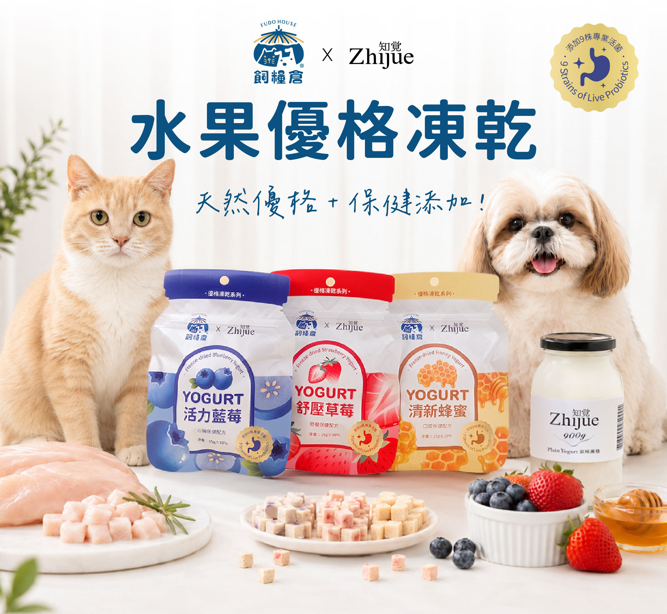 飼糧倉 水果優格凍乾