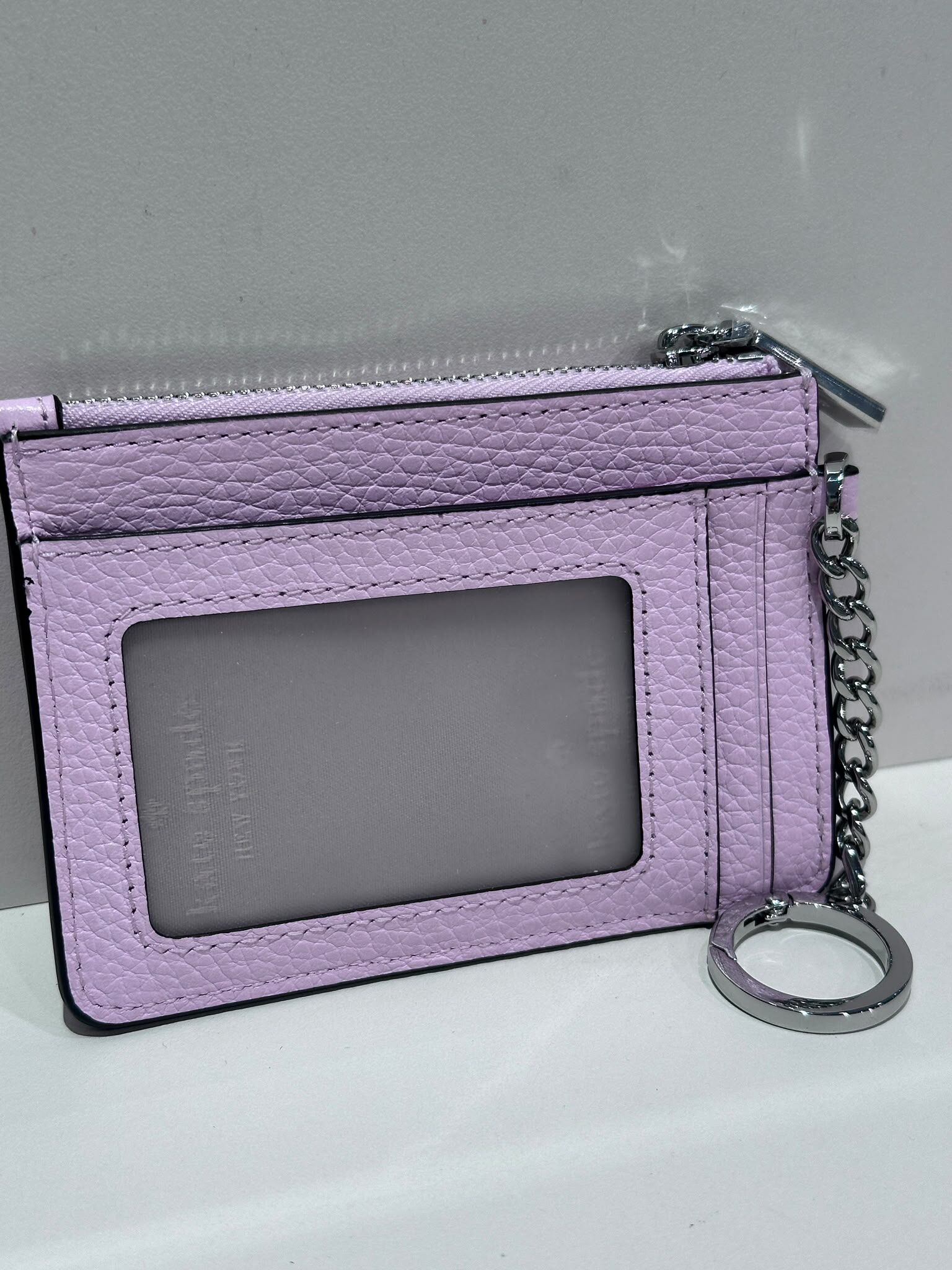 WV36 KS 紫色 薄卡包  Key Ring Card Holder