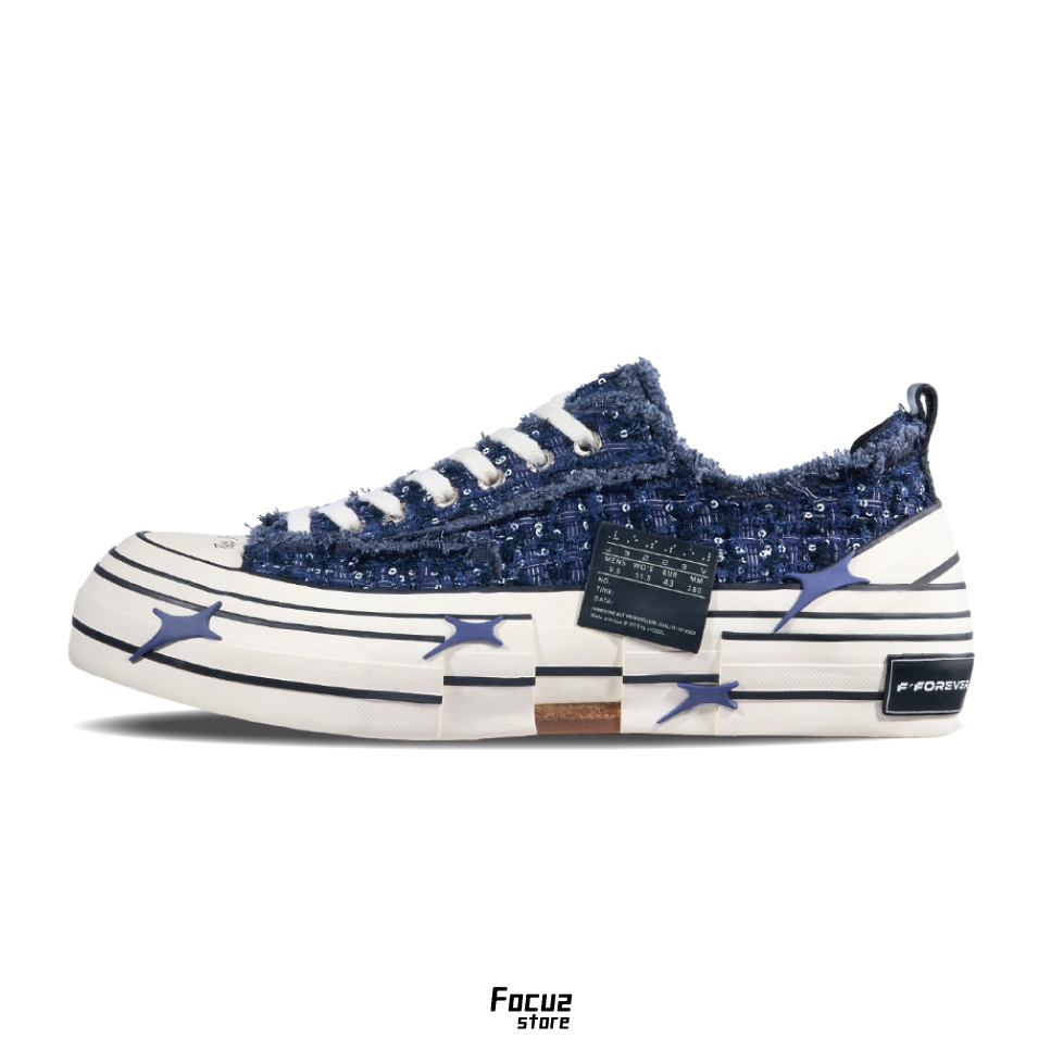 【Focus Store】預購 F Forever x Xvessel G.O.P Lows "Navy" 恆星之城 演唱會聯名限定 深藍 小香風 F26X132B