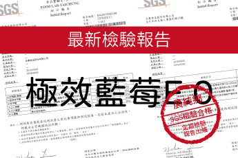 農純鄉 極效藍莓E.0膠囊 -最新檢驗報告