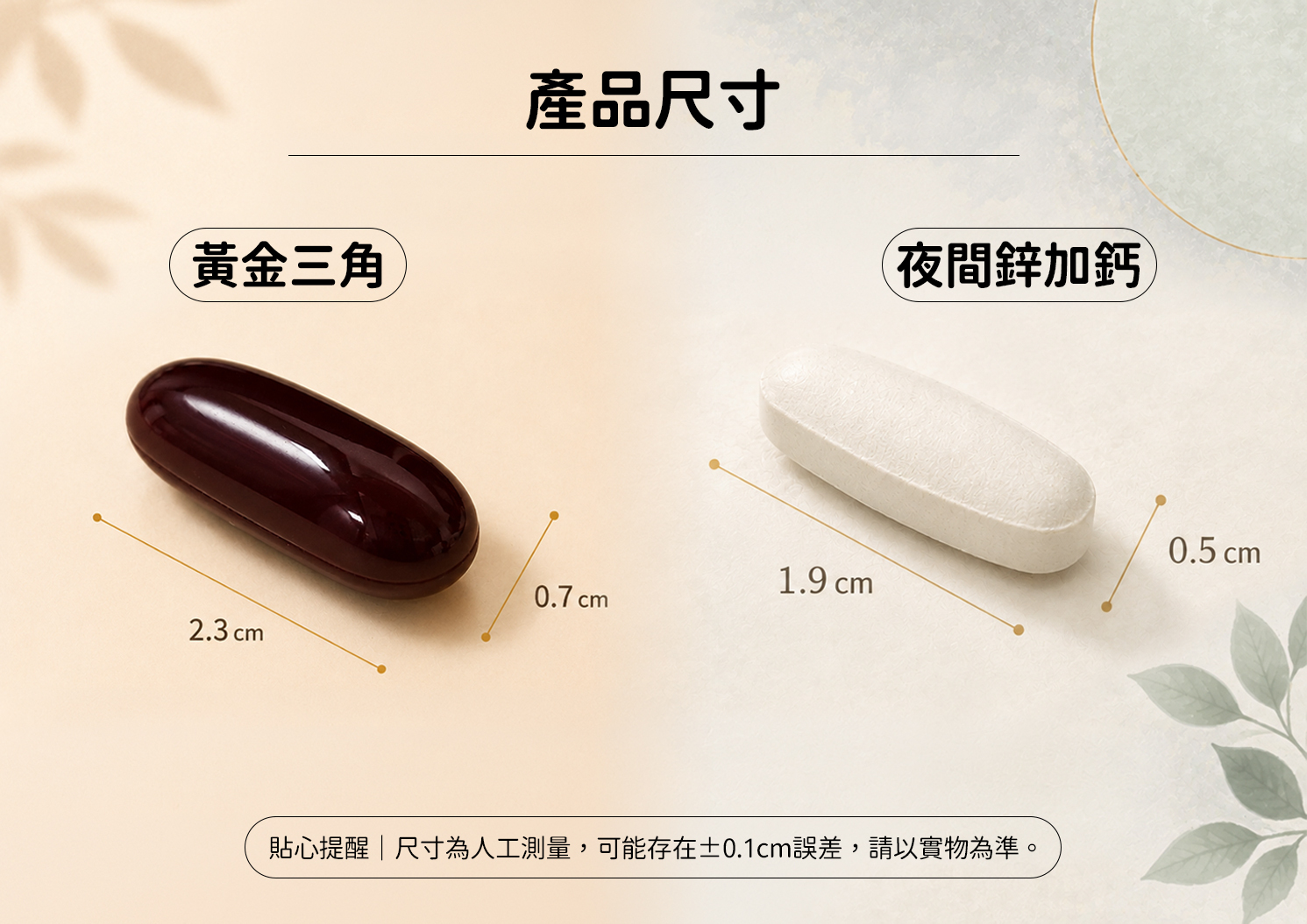黃金三角；夜間鋅加鈣
