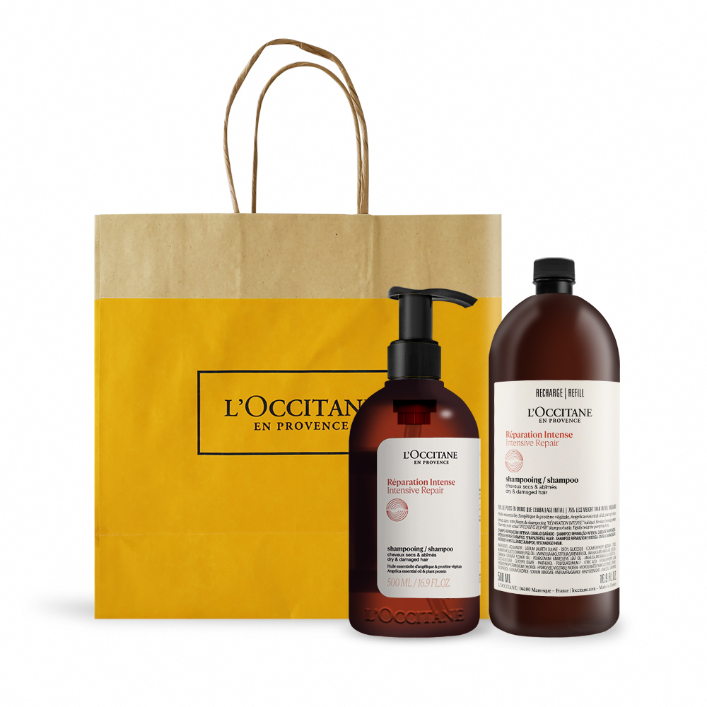 L'OCCITANE 歐舒丹 草本修護洗髮乳環保組(500mlX2)-國際航空版