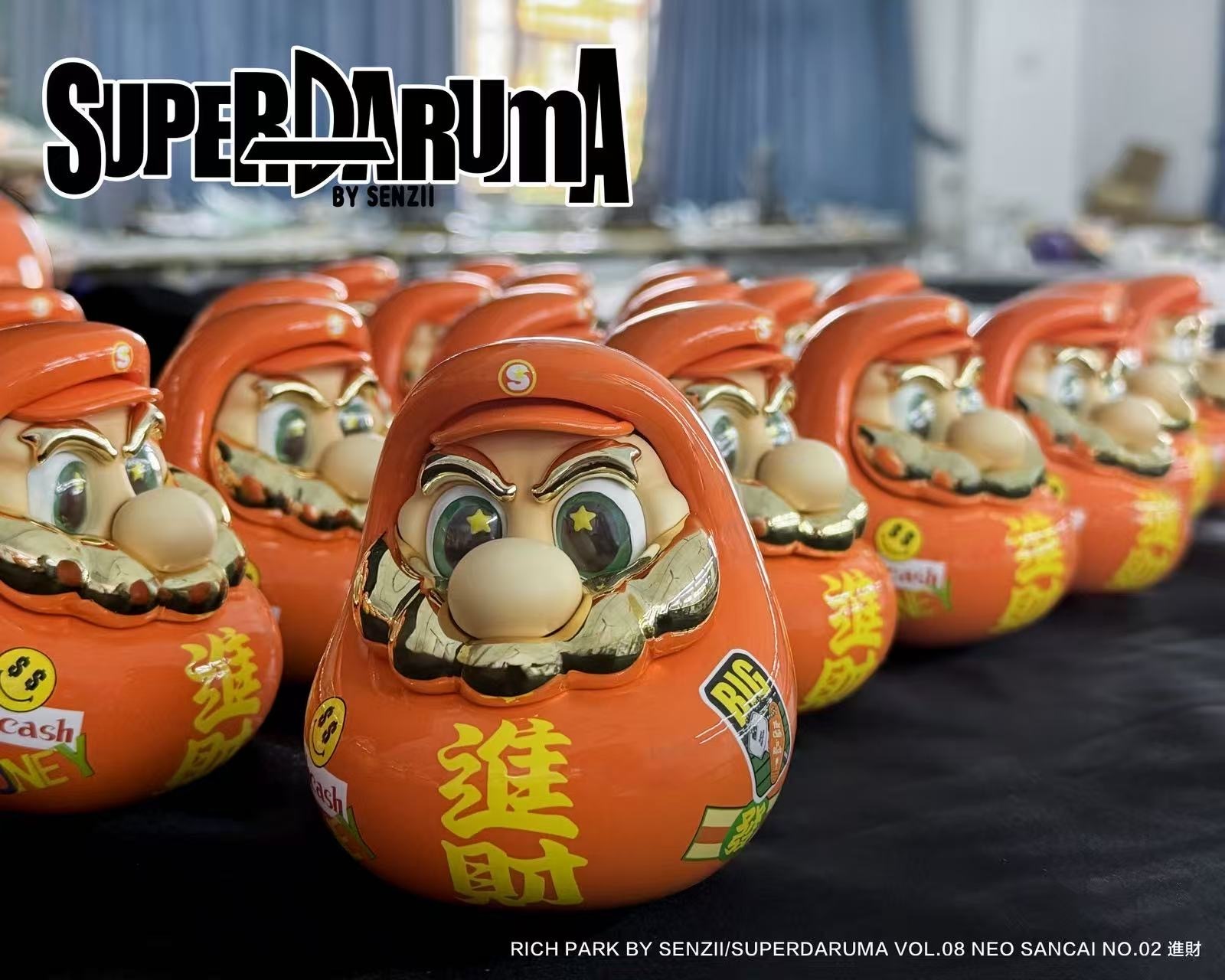 Senzii Super Daruma 进财 Orange