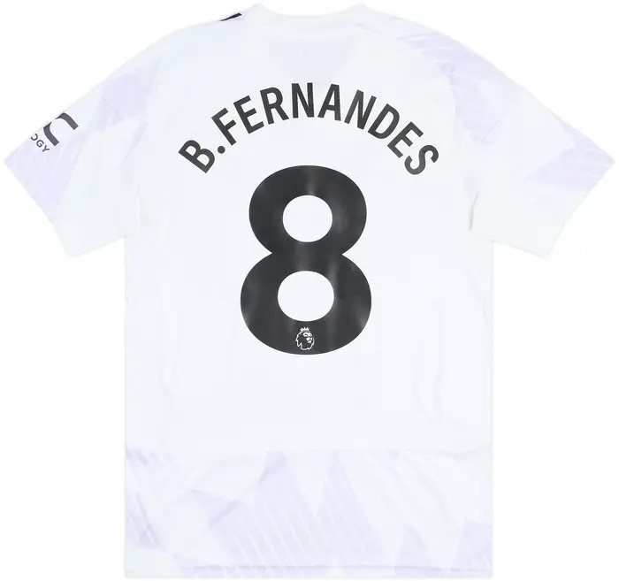 2025 Manchester United Authentic Away Shirt with Nameset (單號碼)