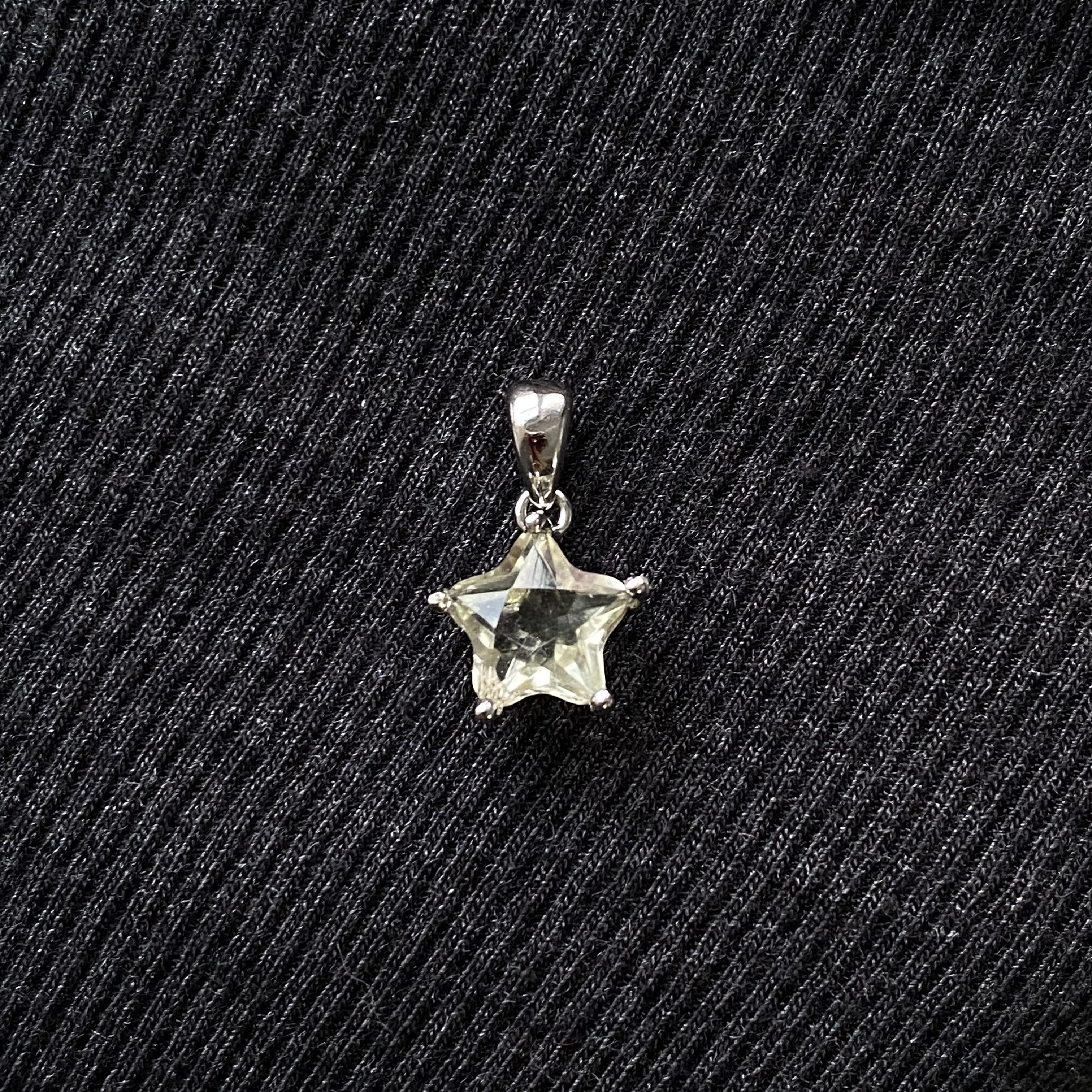 利比亞黃金隕石星星吊墜