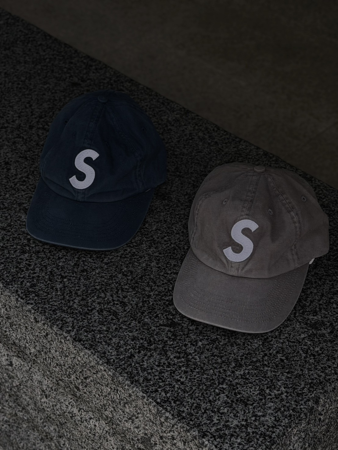 <快速出貨>SUPREME 大S LOGO 水洗帽  水洗藍/水洗灰/水洗黑/米白