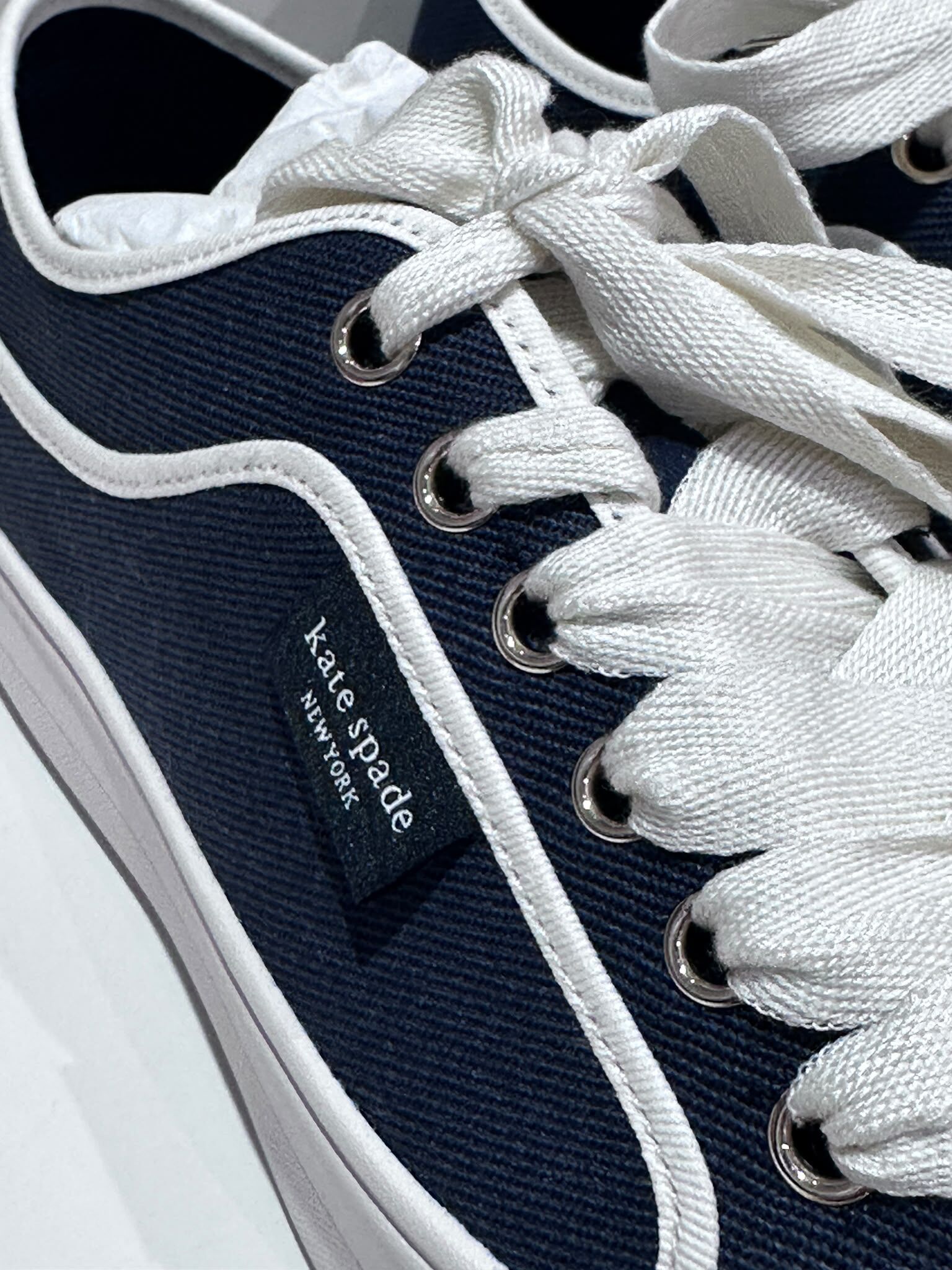 WV84 KS 深藍色帆布厚底波鞋  Sam Icon Platform Sneaker