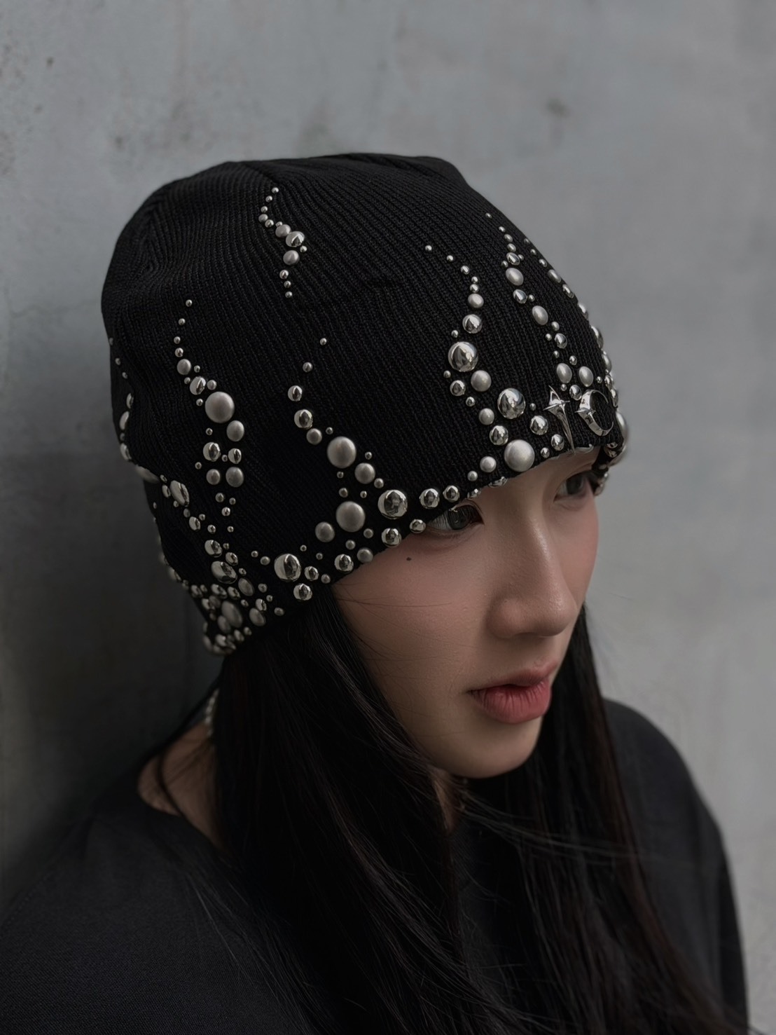 <快速出貨>THUG CLUB 火焰感針織毛帽