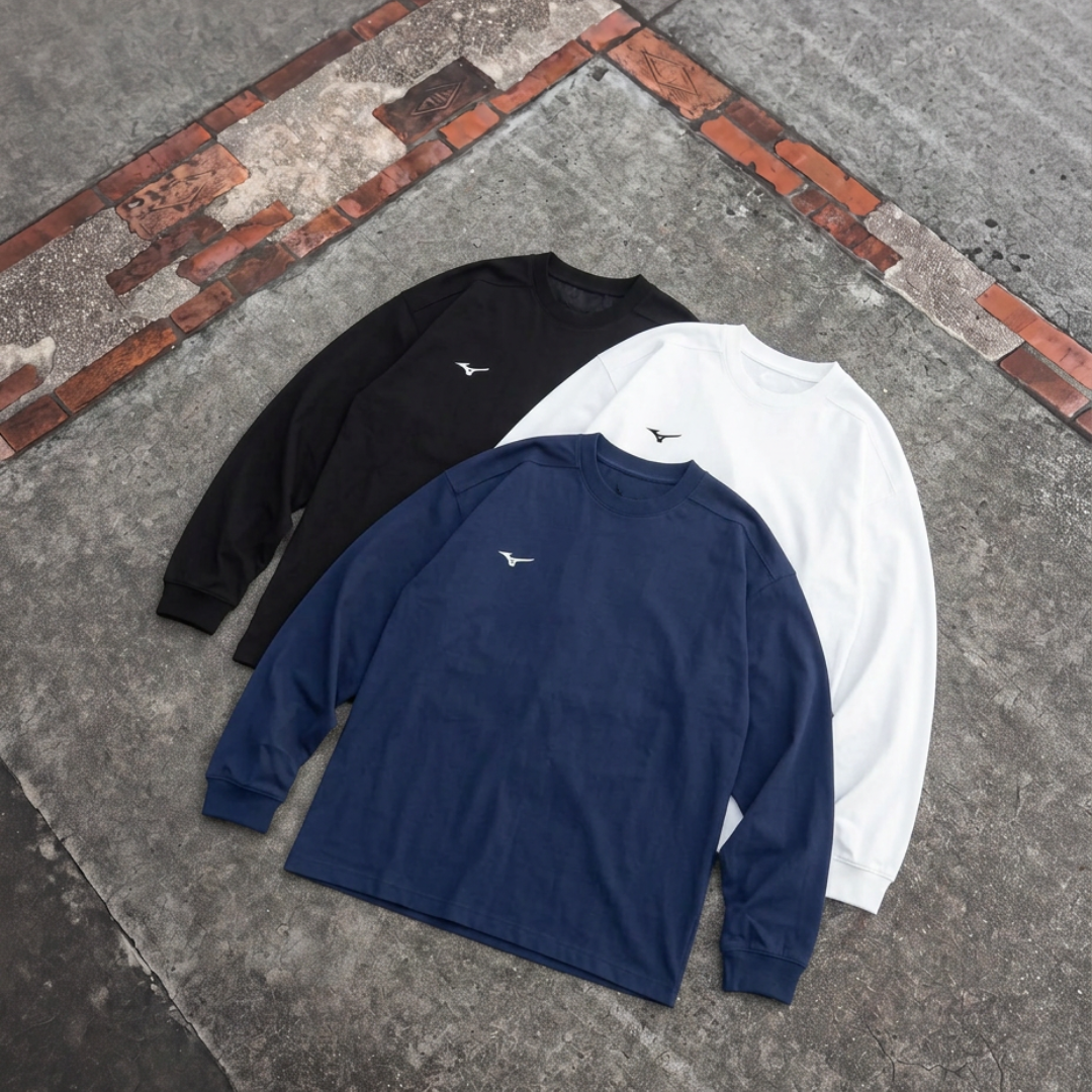MIZUNO NAVI DRY 吸汗速乾 UV-CUT 長袖T恤