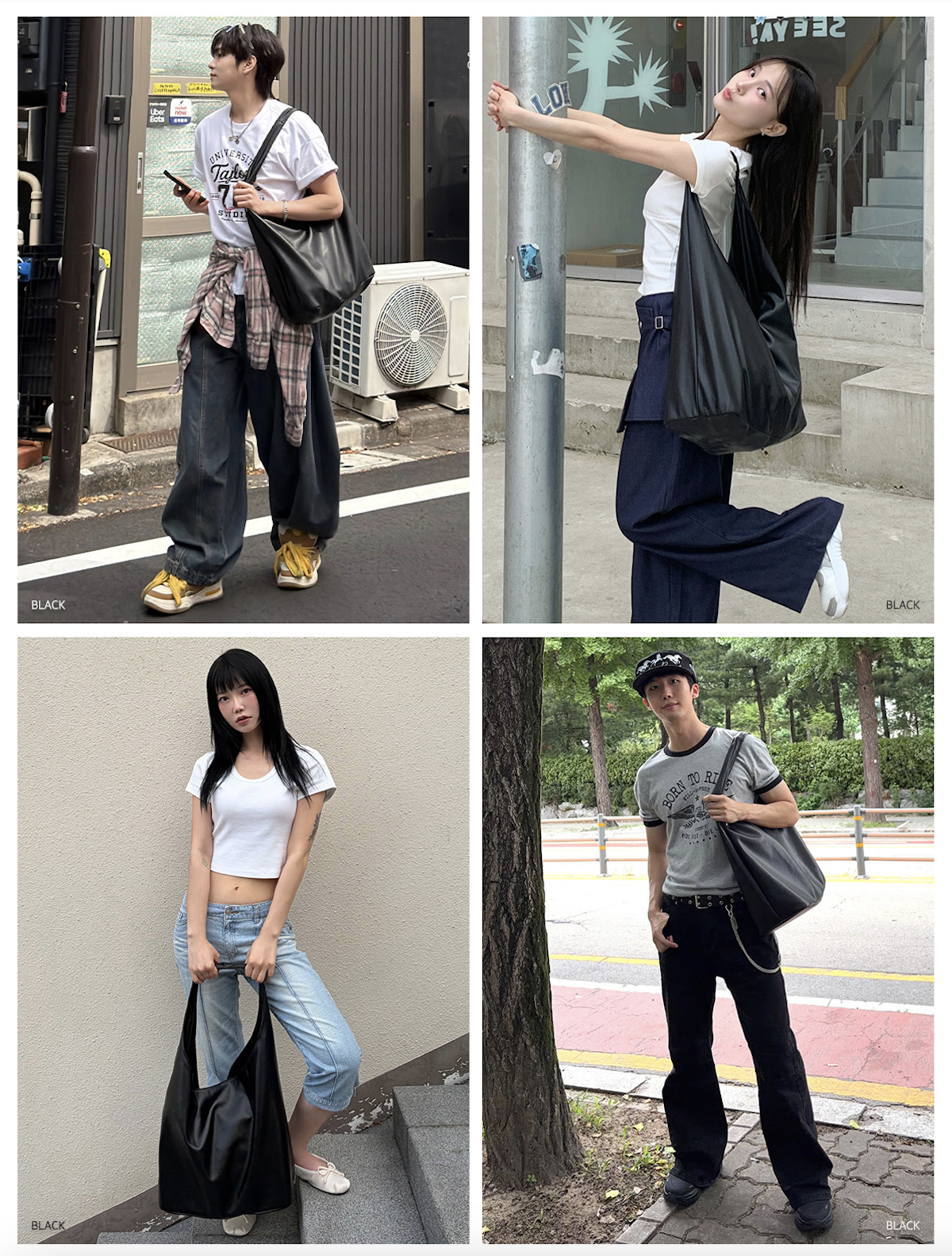 TAILOR STUDIO 經典款皮革大容量單肩包