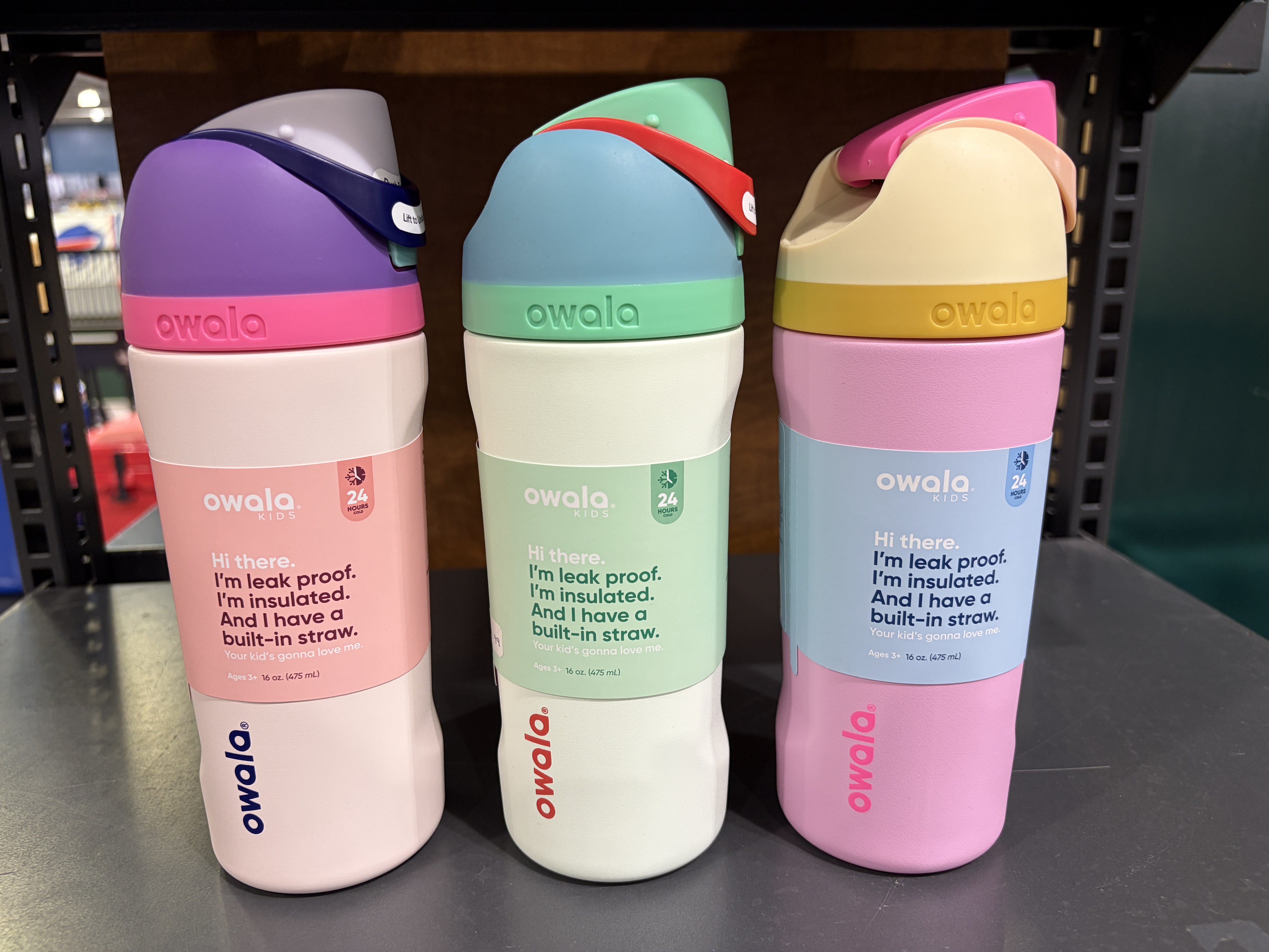 Owala (16oz 475Ml) FreeSip FreeSip 水壺 (內有吸管)