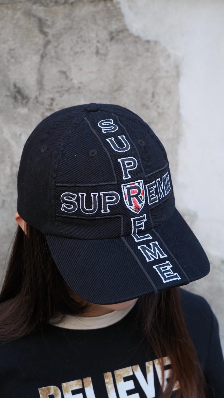 Supreme CROSS 6-PANEL 十字 LOGO 六分割帽    FW26H63