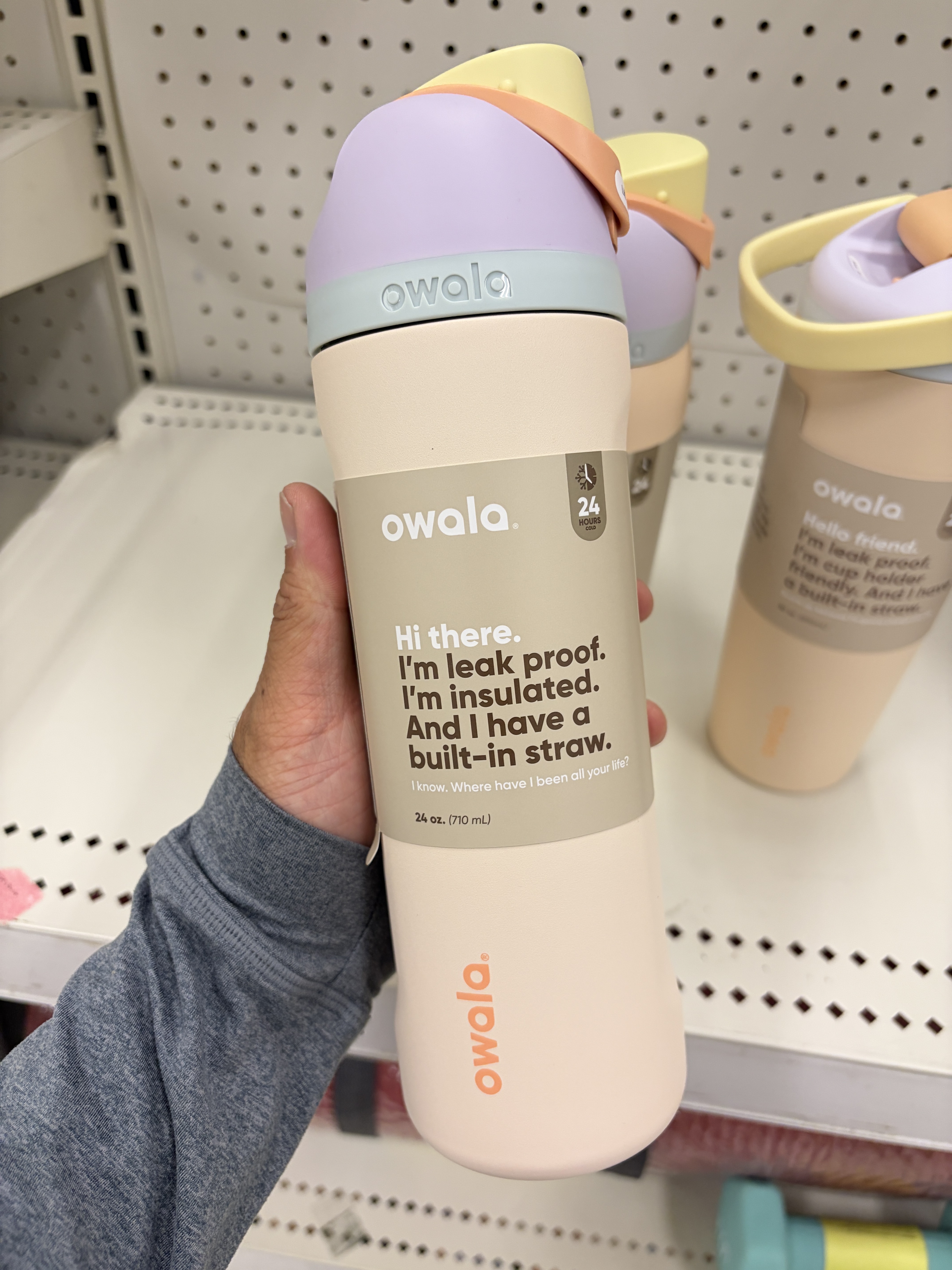 Owala 不鏽鋼 FreeSip 水壺 (內有吸管) (3個尺寸)