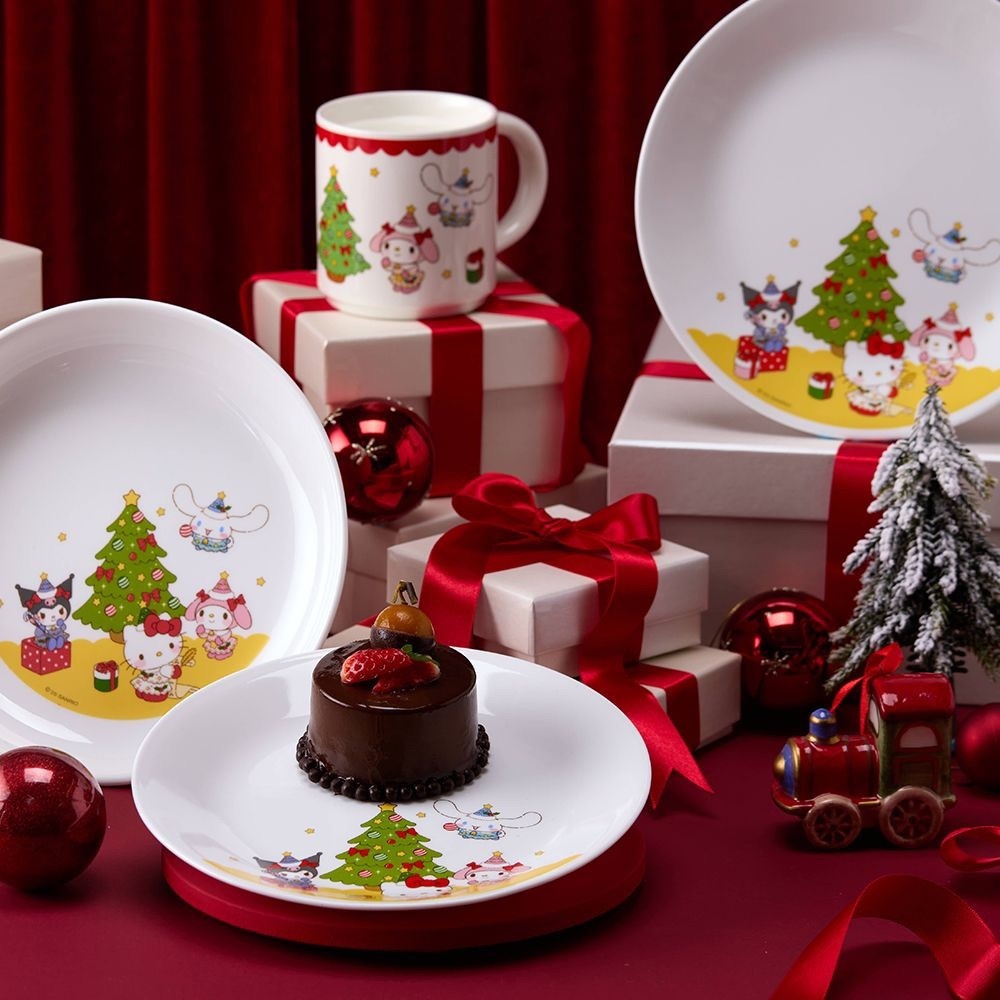 🇰🇷Corelle 康寧餐具 × 三麗鷗角色  聖誕限定 6件組🎄☕️