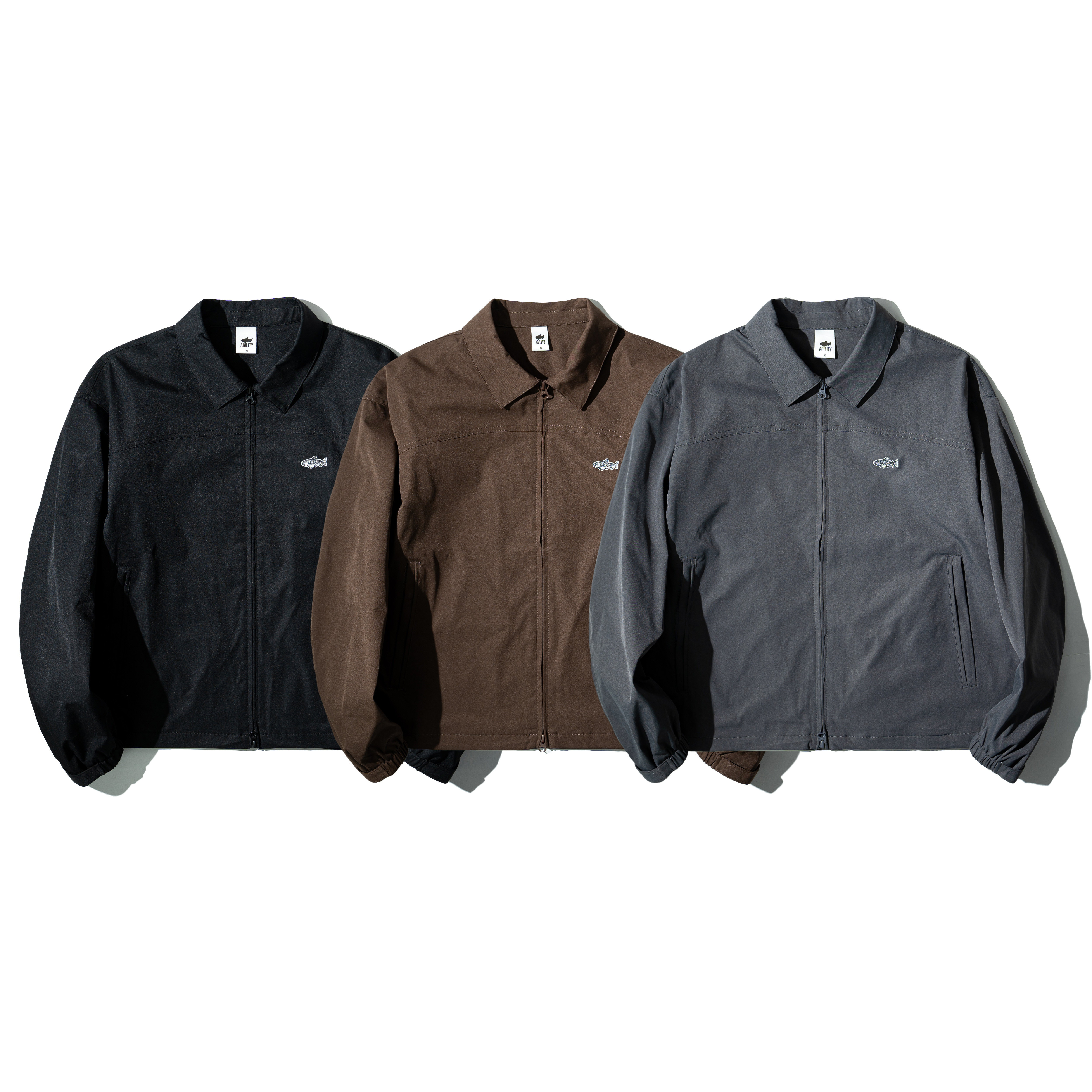 AGILITY Sorona® Coach Jacket 鮭魚刺繡 教練外套 [SOA-J]
