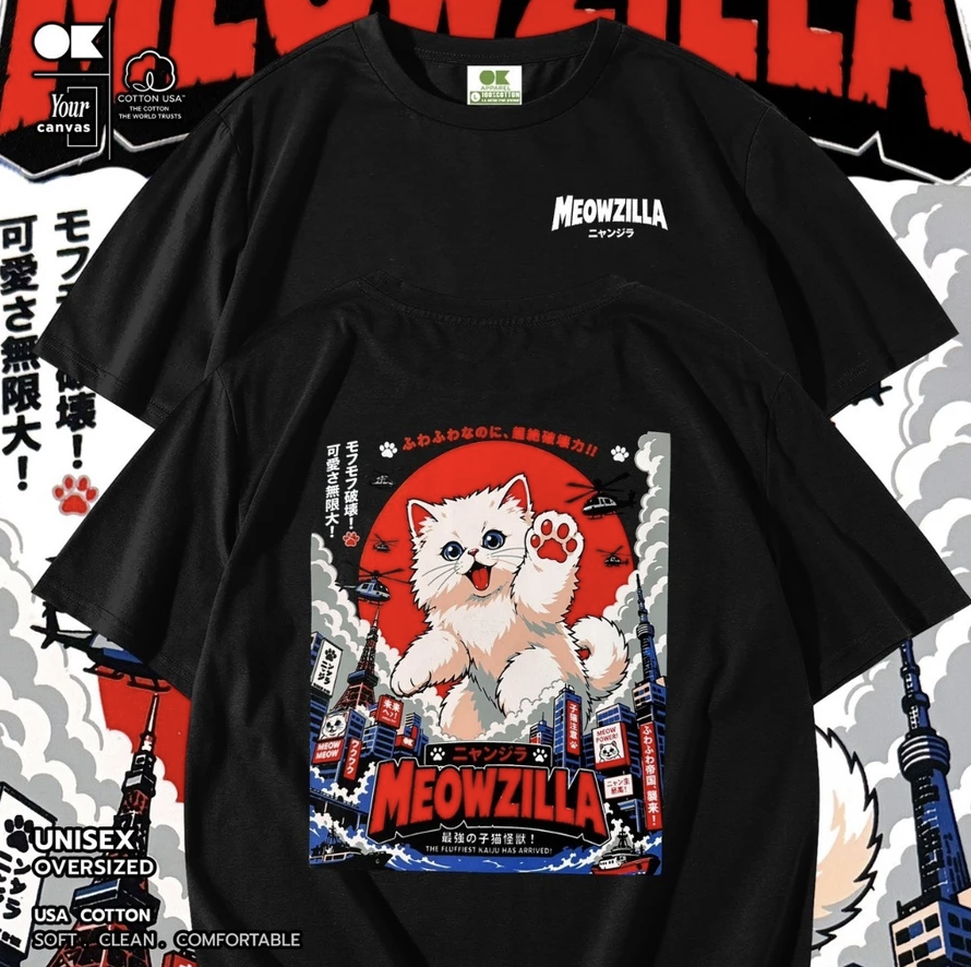 泰國 OK靚料TEE MEOWZILLA（T2610 OK939）