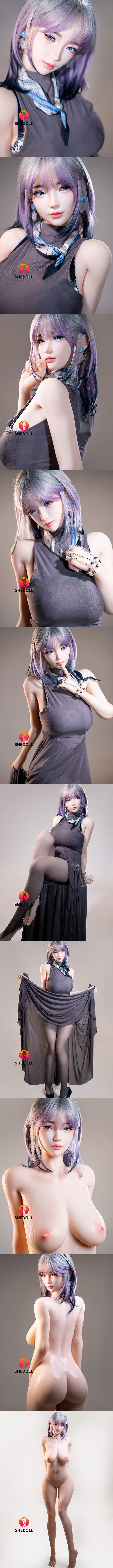 SHEDOLL 矽膠頭系列 161cm E胸 緋雪 silicone sex doll