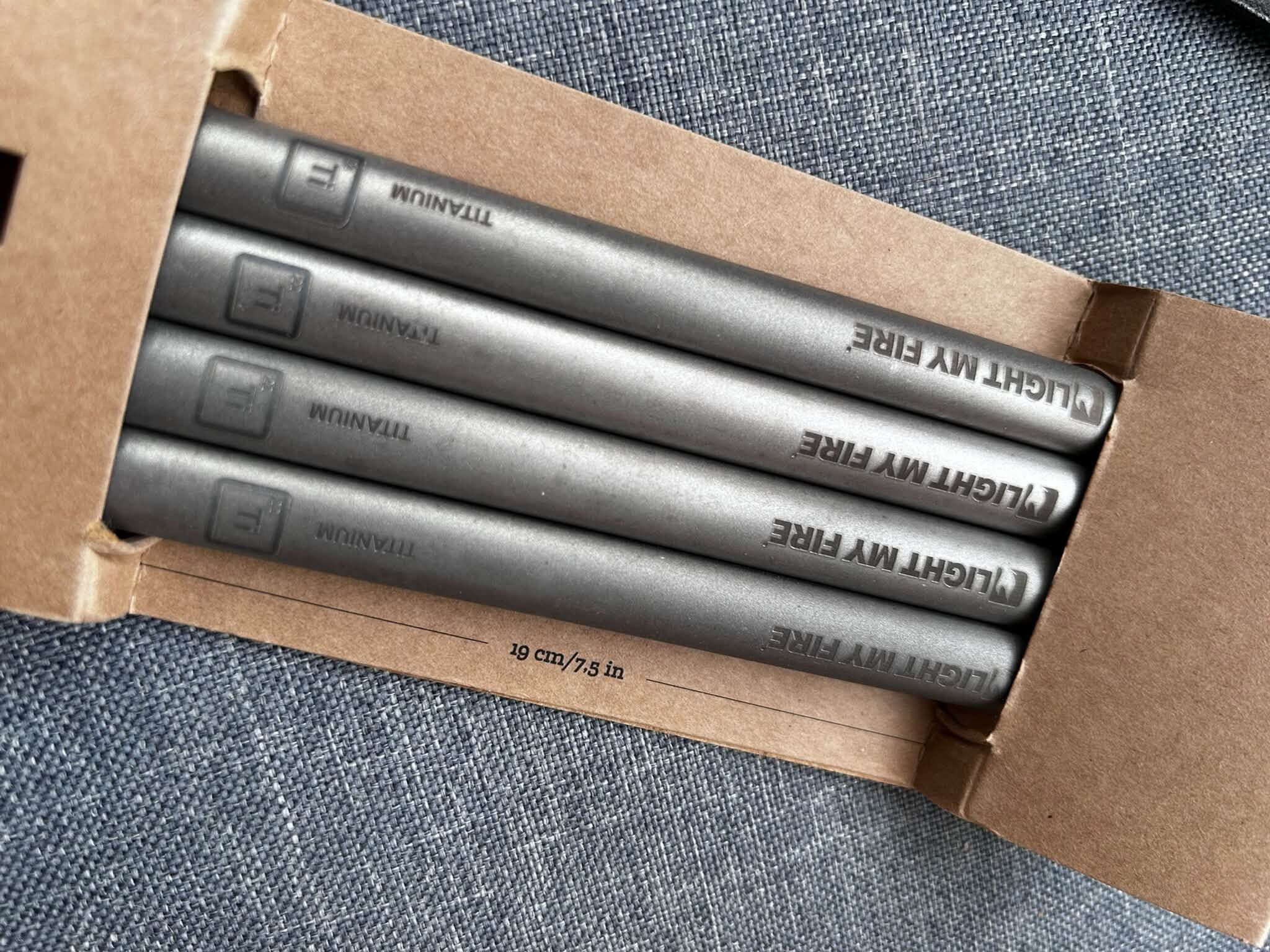Light My Fire WideStraw Titanium 4-pack