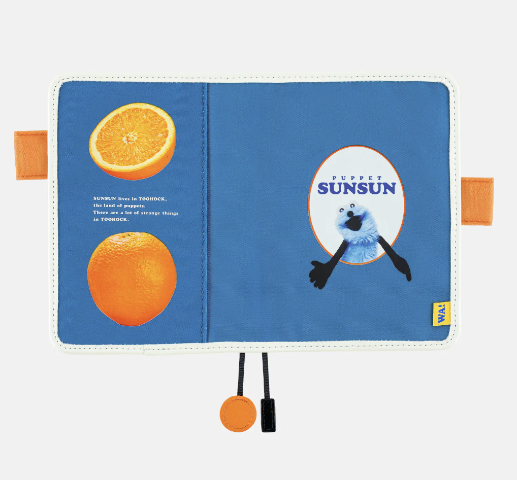 Hobonichi | ほぼ日手帳 A6手帳專用書衣 - PUPPET SUNSUN 帕比順順 - WA