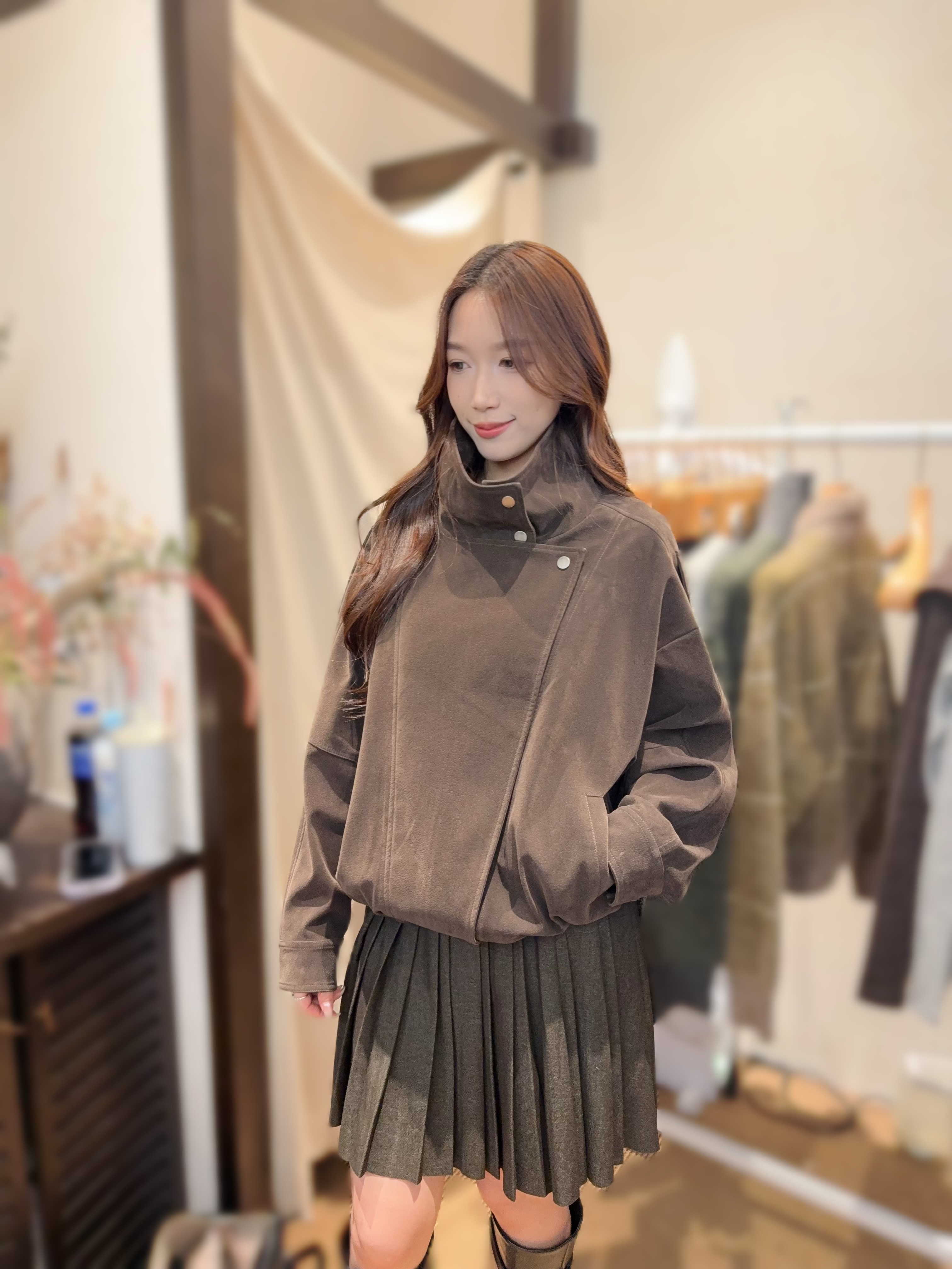 AQ28  韓風猄被褸  胸50 長24.5 $949