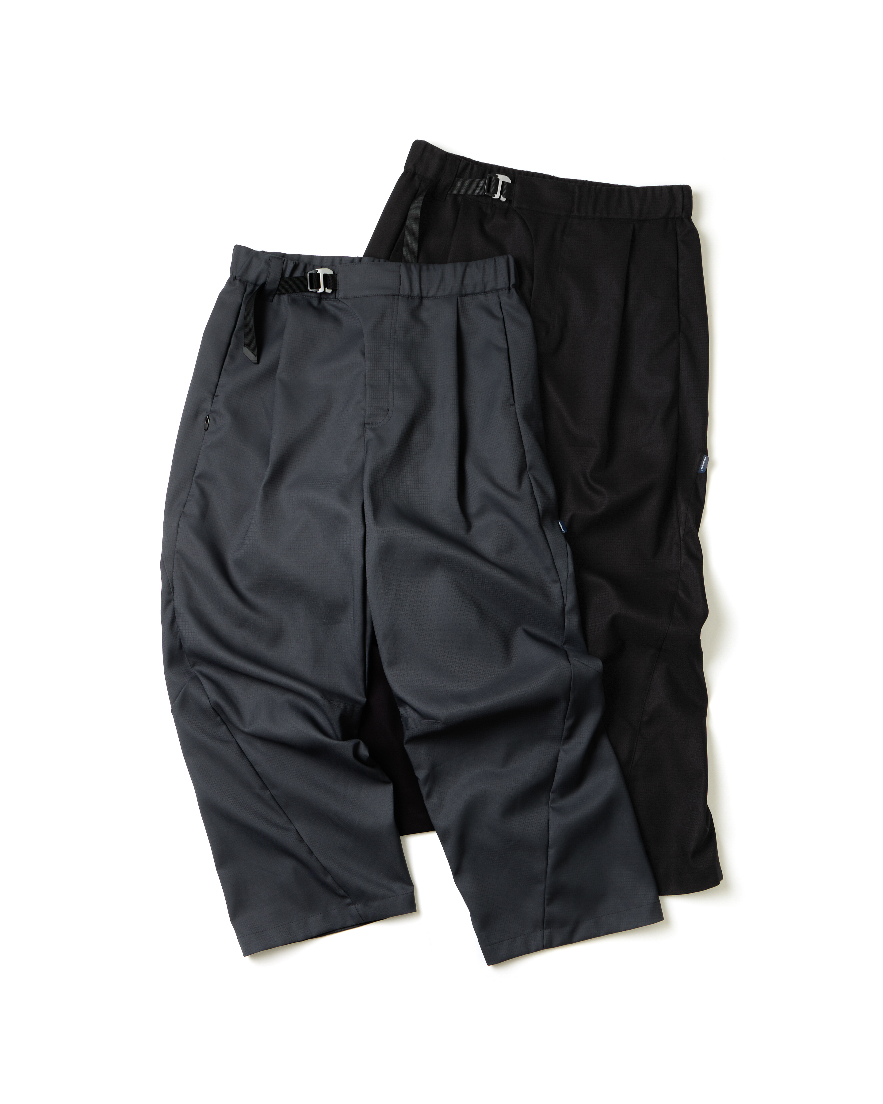 nozzle quiz®｜Trace N-Pants (Black/Slate Blue)