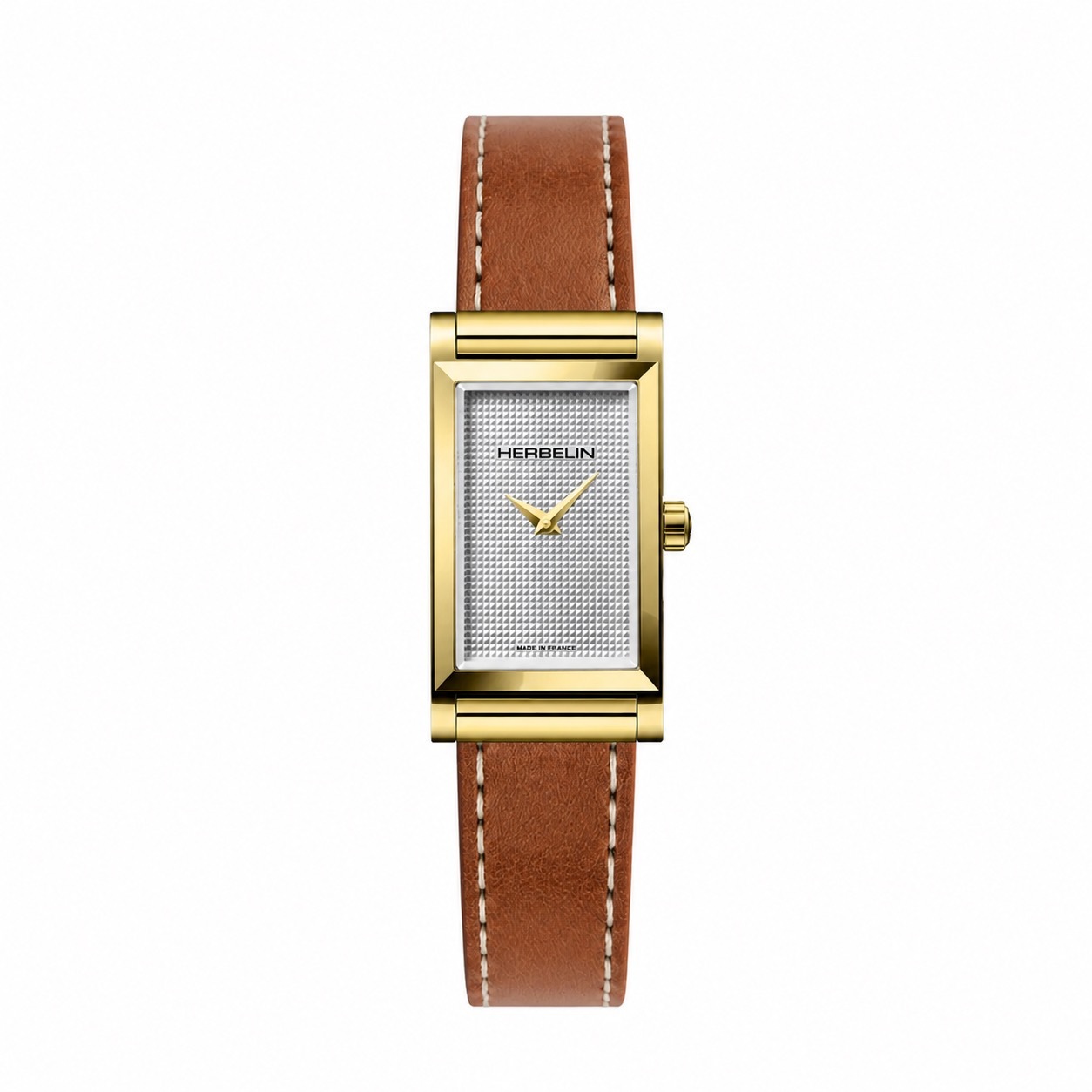 1HL1019-251 [HERBELIN] Antares 長方形白色黃金色 PVD 錶頭 #H17444P02 (EU)