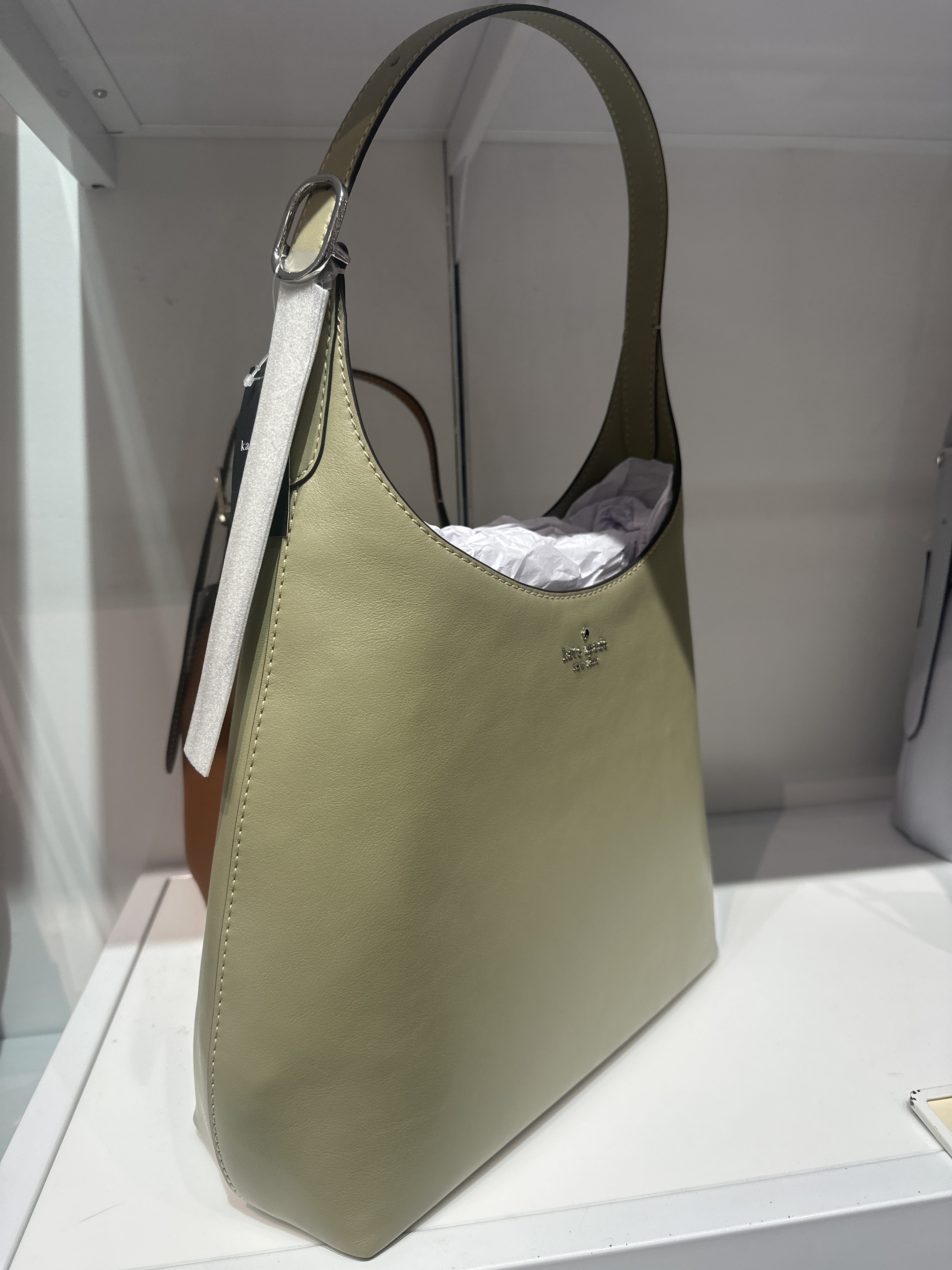 WV01 KS 淺橄欖綠色大單肩包  454 Large Shoulder Bag