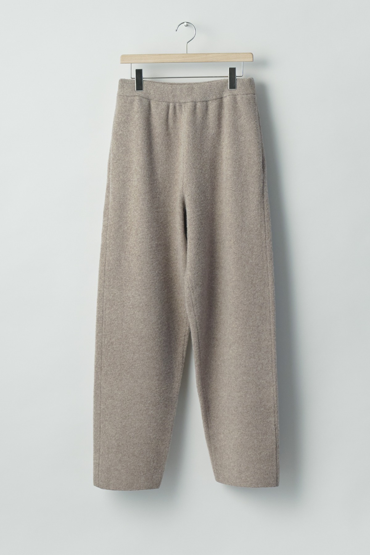 ssstein SUPER FINE WOOL MILLED KNIT PANTS (2COL)