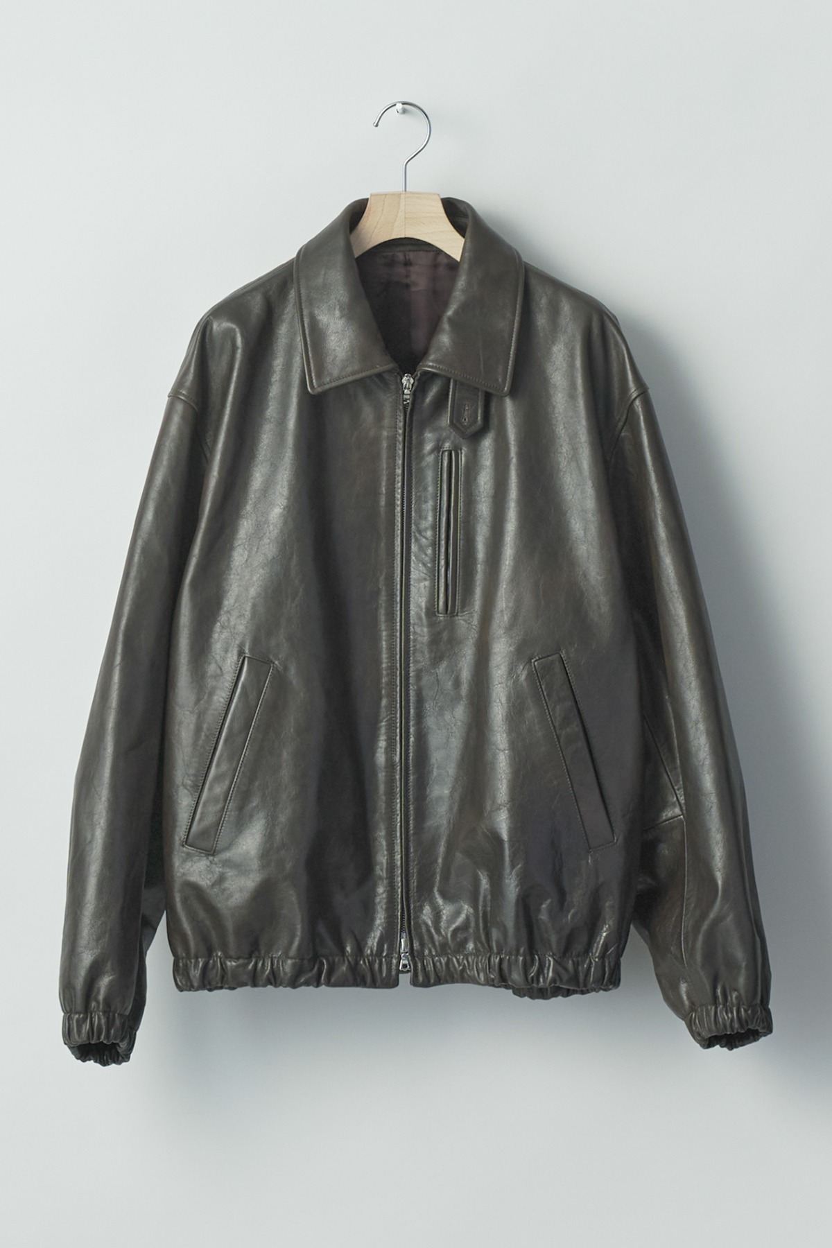 ssstein CALF ZIP SHORT JACKET