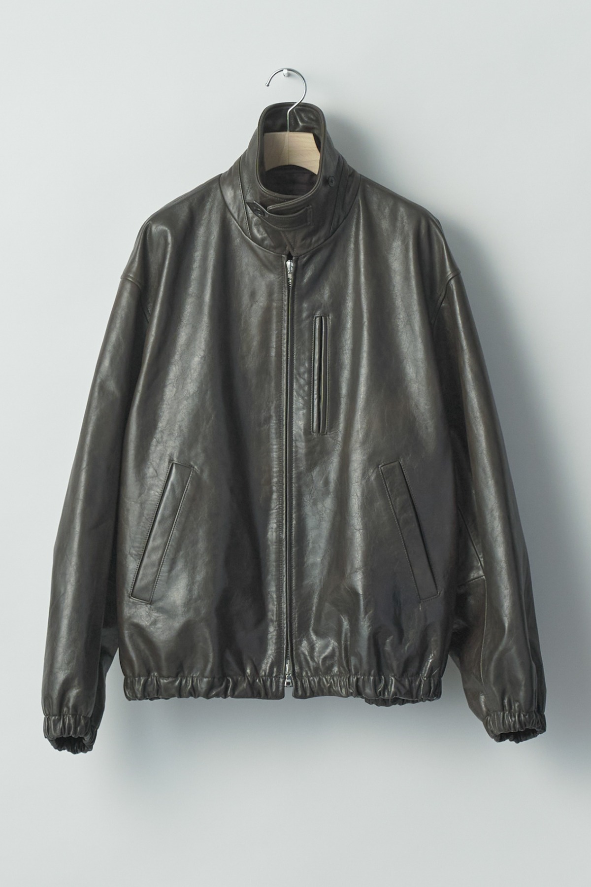 ssstein CALF ZIP SHORT JACKET