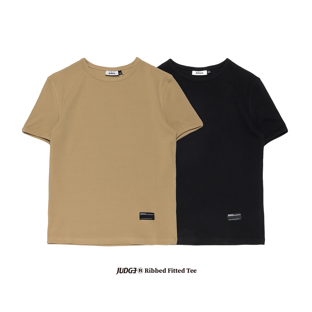 JUDGE®️Ribbed Fitted Tee