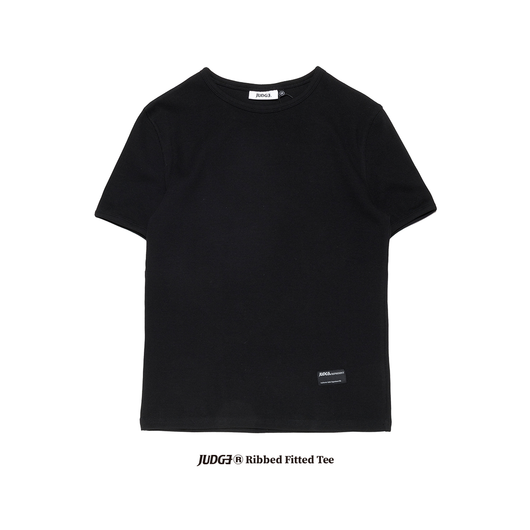 JUDGE®️Ribbed Fitted Tee