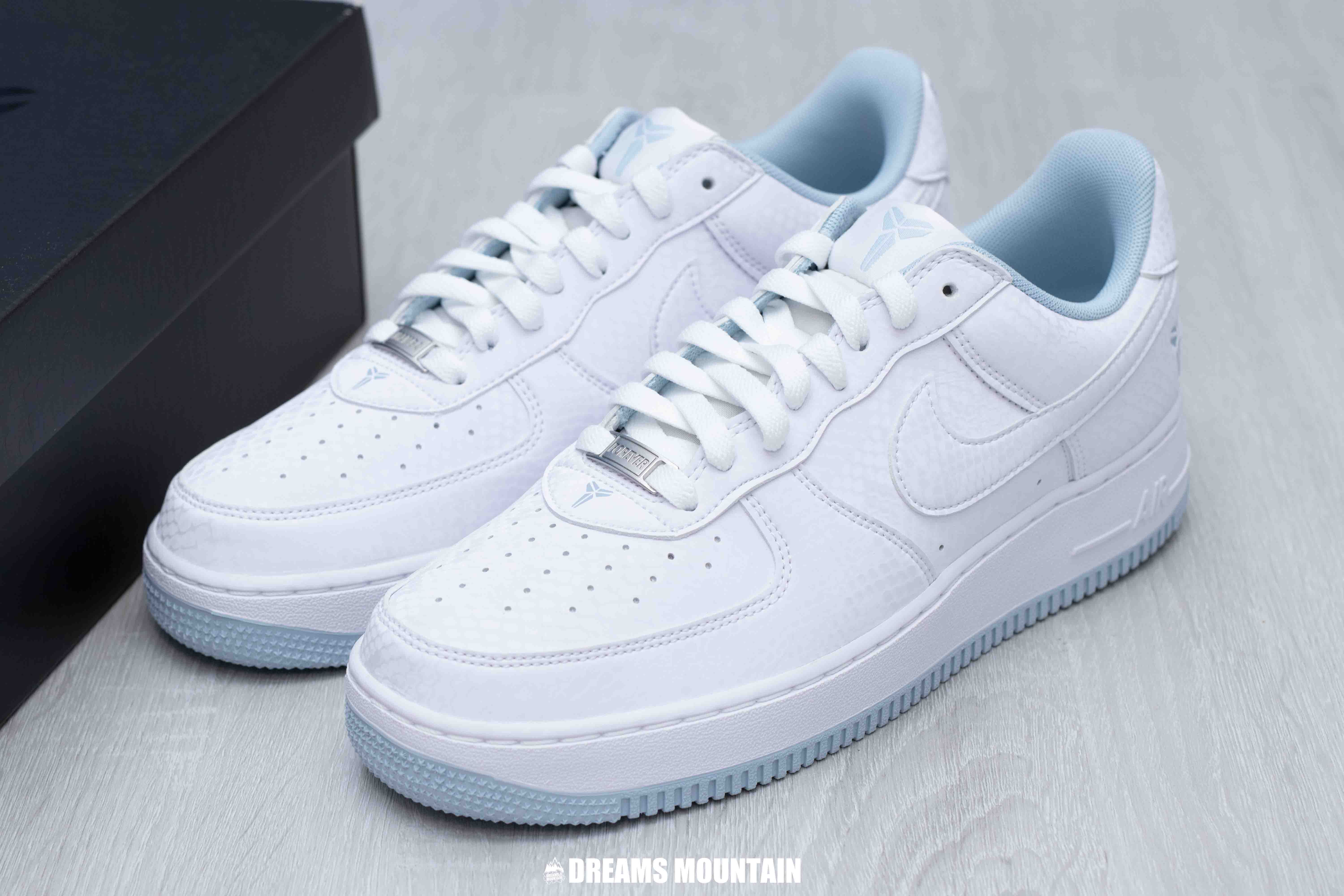 【預訂】 NIKE AIR FORCE 1 LOW "Kobe Bryant " 白淺藍-MEN