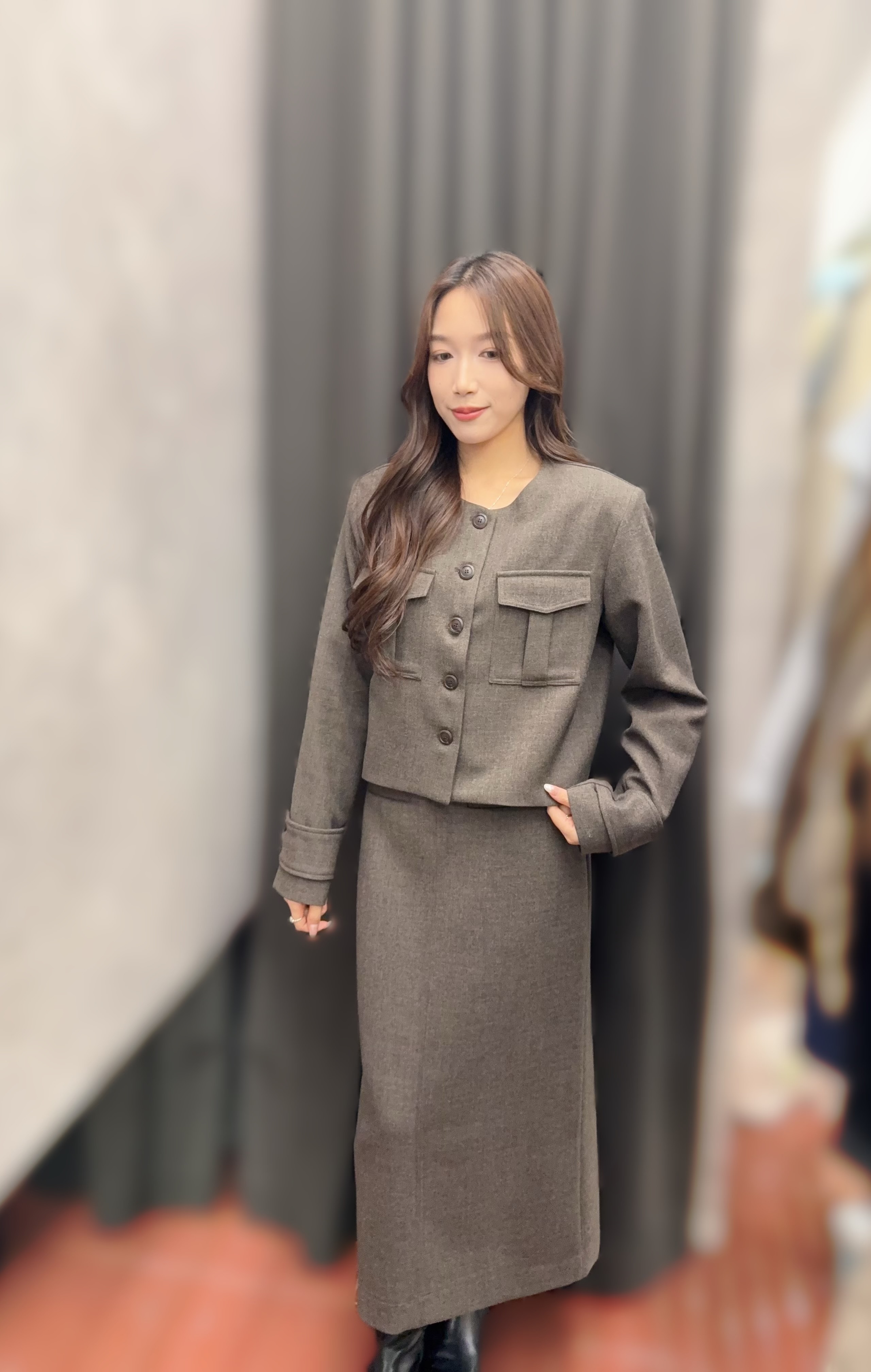 FN17  上身 大褸 胸41   長19   $799