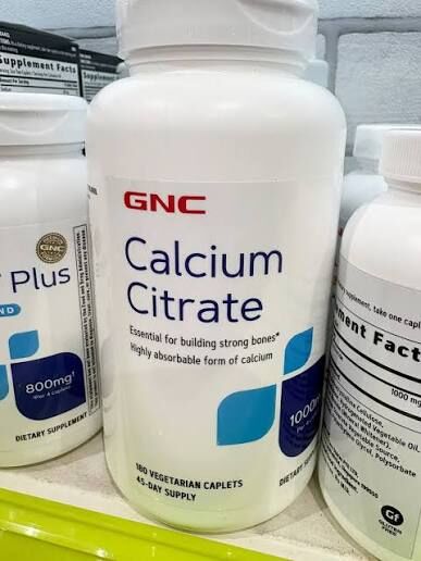 GNC 檸檬酸鈣 (1000 毫克) 180 膠囊